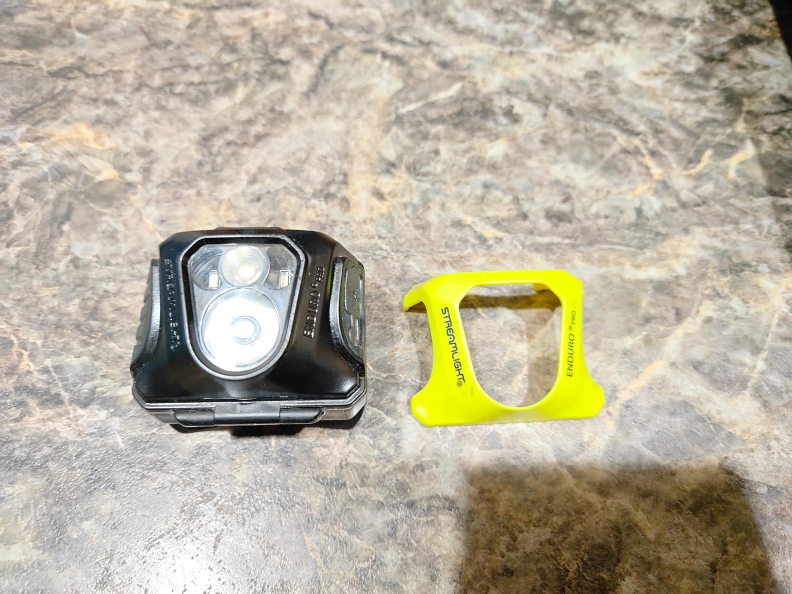 Streamlight 61435 Enduro Pro USB Rechargeable Headlamp, Yellow | Rechargeable spot and flood beam headlamp for all-day hands-free lighting customer photo 1