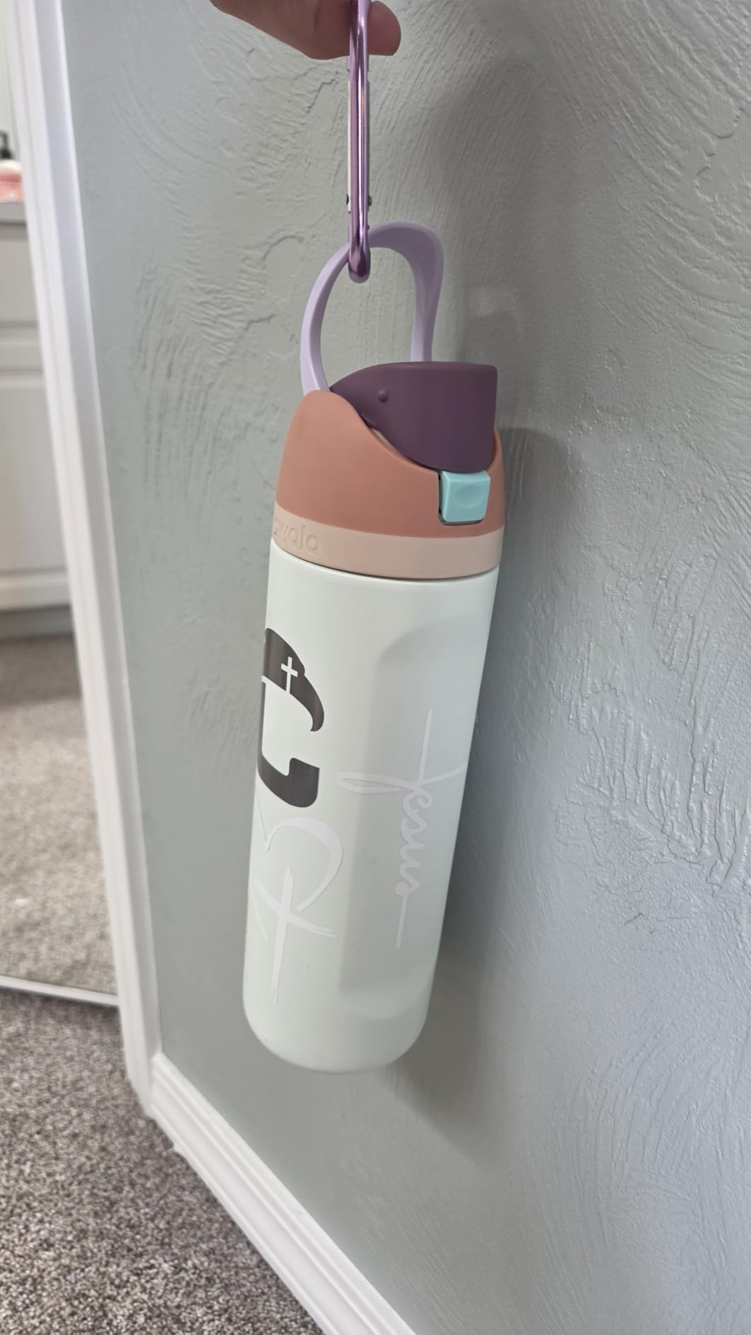 Owala FreeSip Stainless Steel Water Bottle 24 oz Very, Very Dark customer photo 1