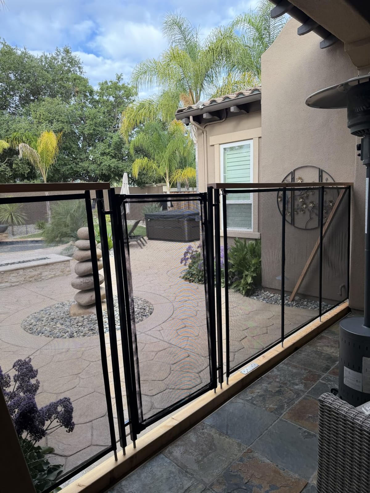 VINGLI Pool Fence 4Ft x 96Ft, Swimming Safety Fencing for Inground Pools | Safety barrier fencing for kids & pets, mesh pool fence prevents accidental access, weather-resistant black fence customer photo 1