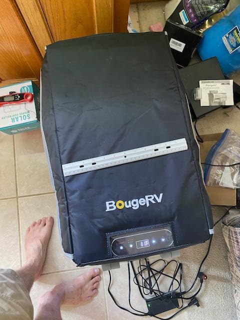 BougeRV 12V Refrigerator 53 Quart, Electric Car Cooler with MAX/ECO Mode | 12/24V DC, 45dB Quiet, -4~50°F, 3-level Battery Protection for Truck, RV, Camping, Use as freezer or refrigerator customer photo 2