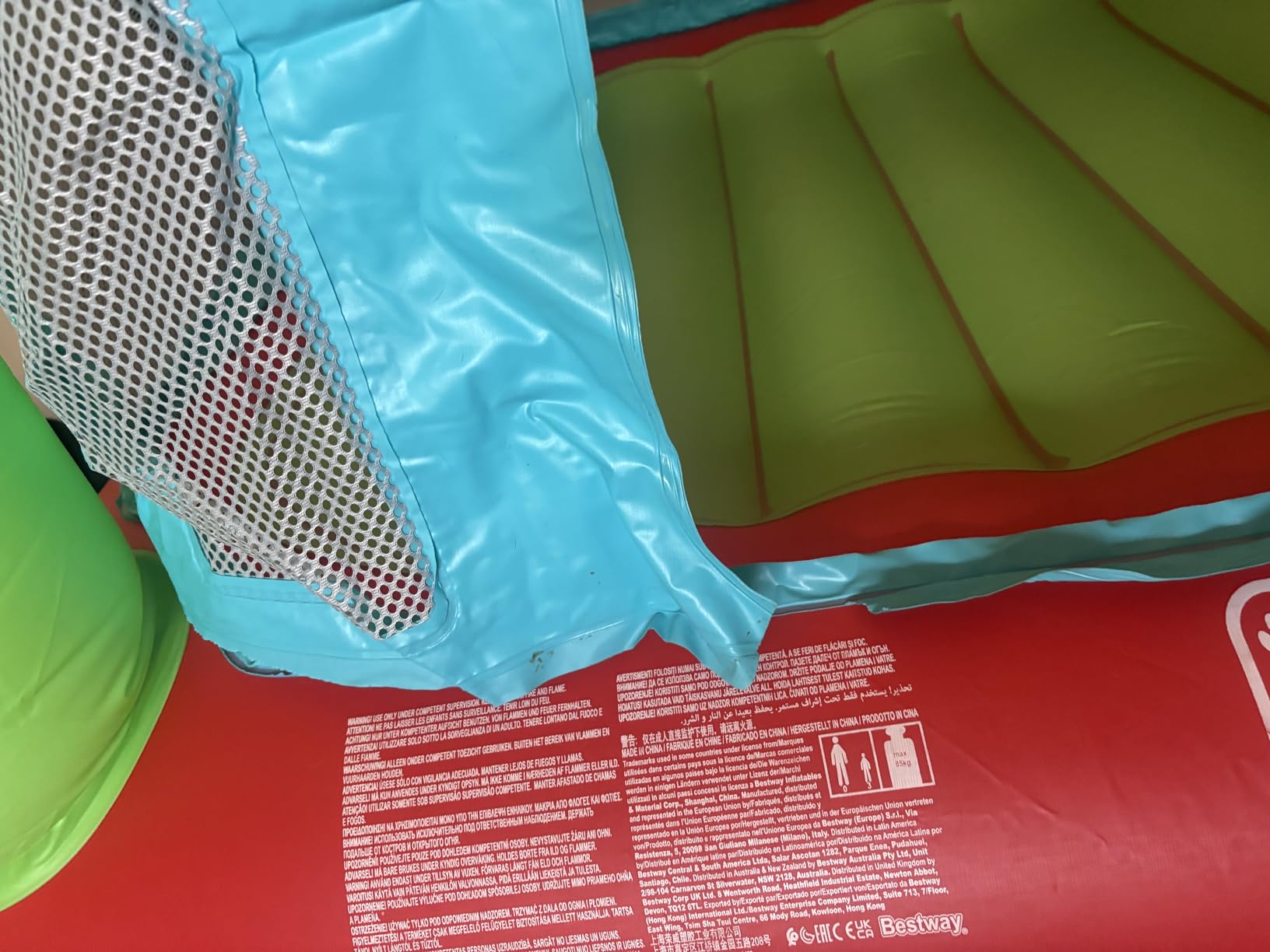 Fisher-Price Bouncetastic Inflatable Bouncer | Indoor and Outdoor Bounce House for Kids | Great for Ages 3+ customer photo 1