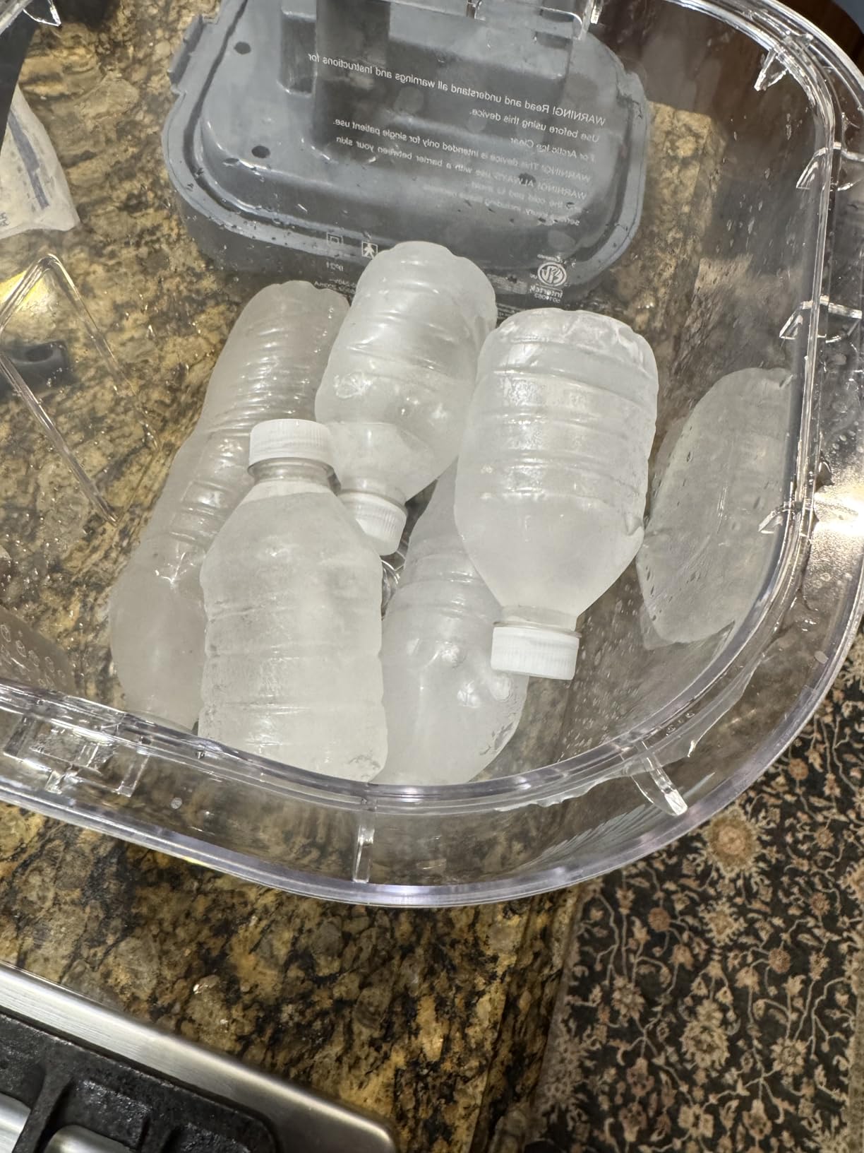 Circulating Cold Water Therapy Ice Machine Gen 2 by Arctic Ice Clear - for Knee, Elbow, Shoulder, Back Pain, Swelling, Sprains, Injuries (with Universal Pad) customer photo 1