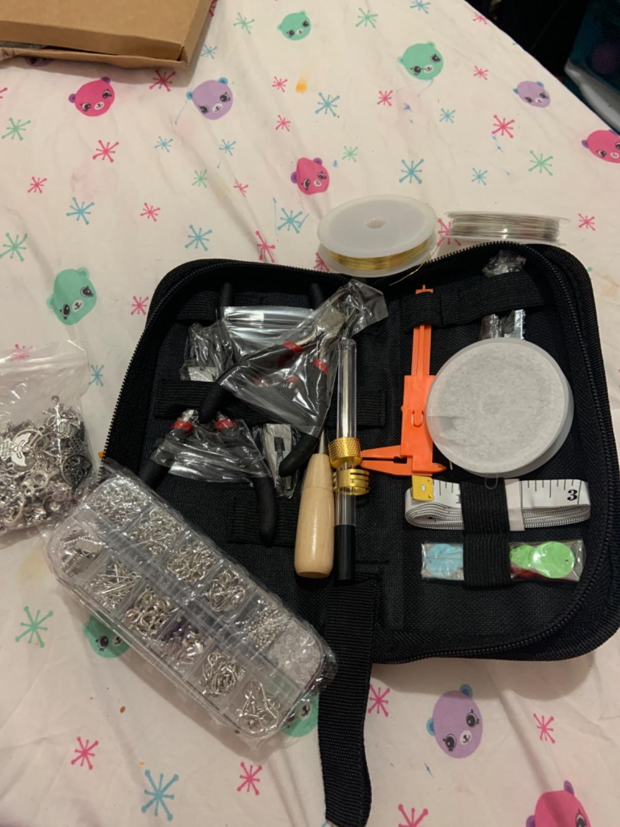 Audab Jewelry Making Kit with Tools, Wires, Charms and Findings for Jewelry Making and Repair customer photo 1