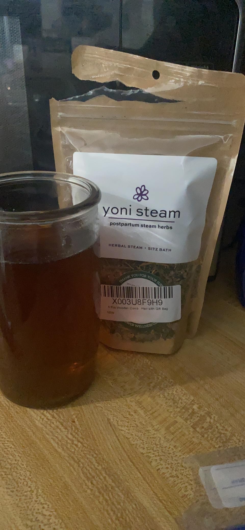 Postpartum Sitz Bath & Yoni Steam Herbs | 2-3 Steam Sessions | Sitz Bath Soak & Yoni Steaming Herbs For After Birth Recovery | Natural Remedy For Healing Perineal Tissue customer photo 2