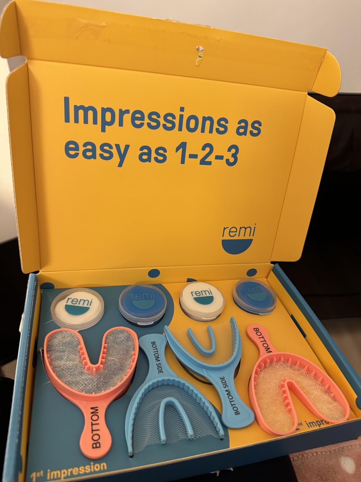 Remi Custom Night Guard Impression Kit | Two (2) Custom-Fit Guards + Case | Mouth Guard for Grinding Teeth at Night | Mail-in At-Home Dental Impression Kit | Lab-Made, BPA-Free customer photo 2