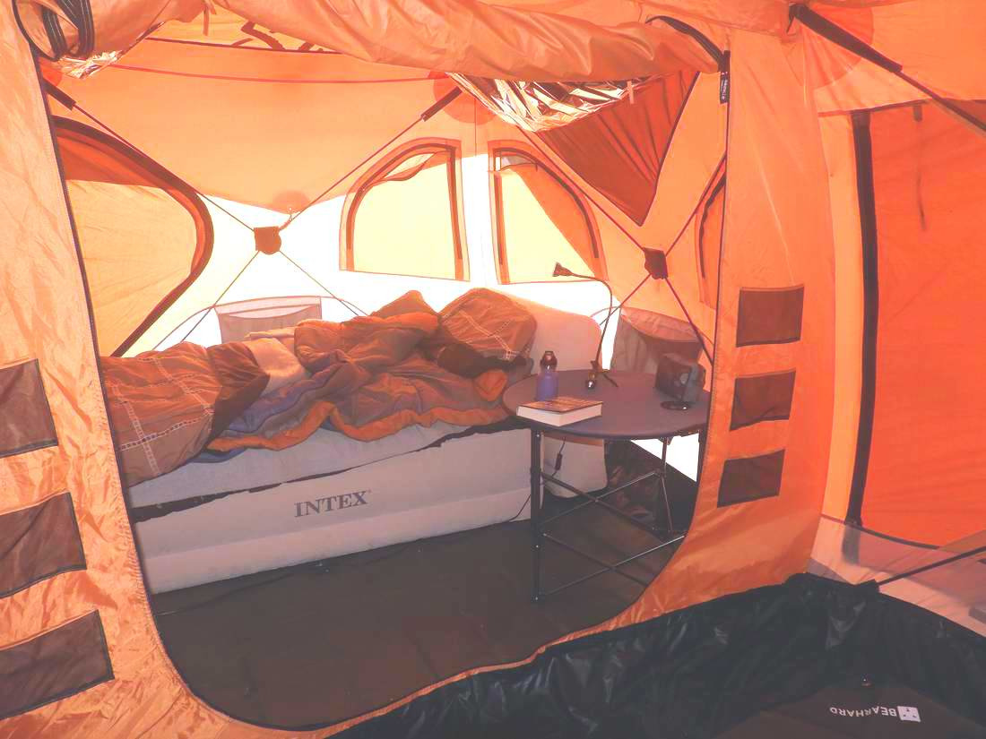 Gazelle T4 Plus Extra Large 4 to 8 Person Portable Pop Up Outdoor Shelter Camping Hub Tent with Rain Fly & Extended Screened in Sun Room, Orange customer photo 1