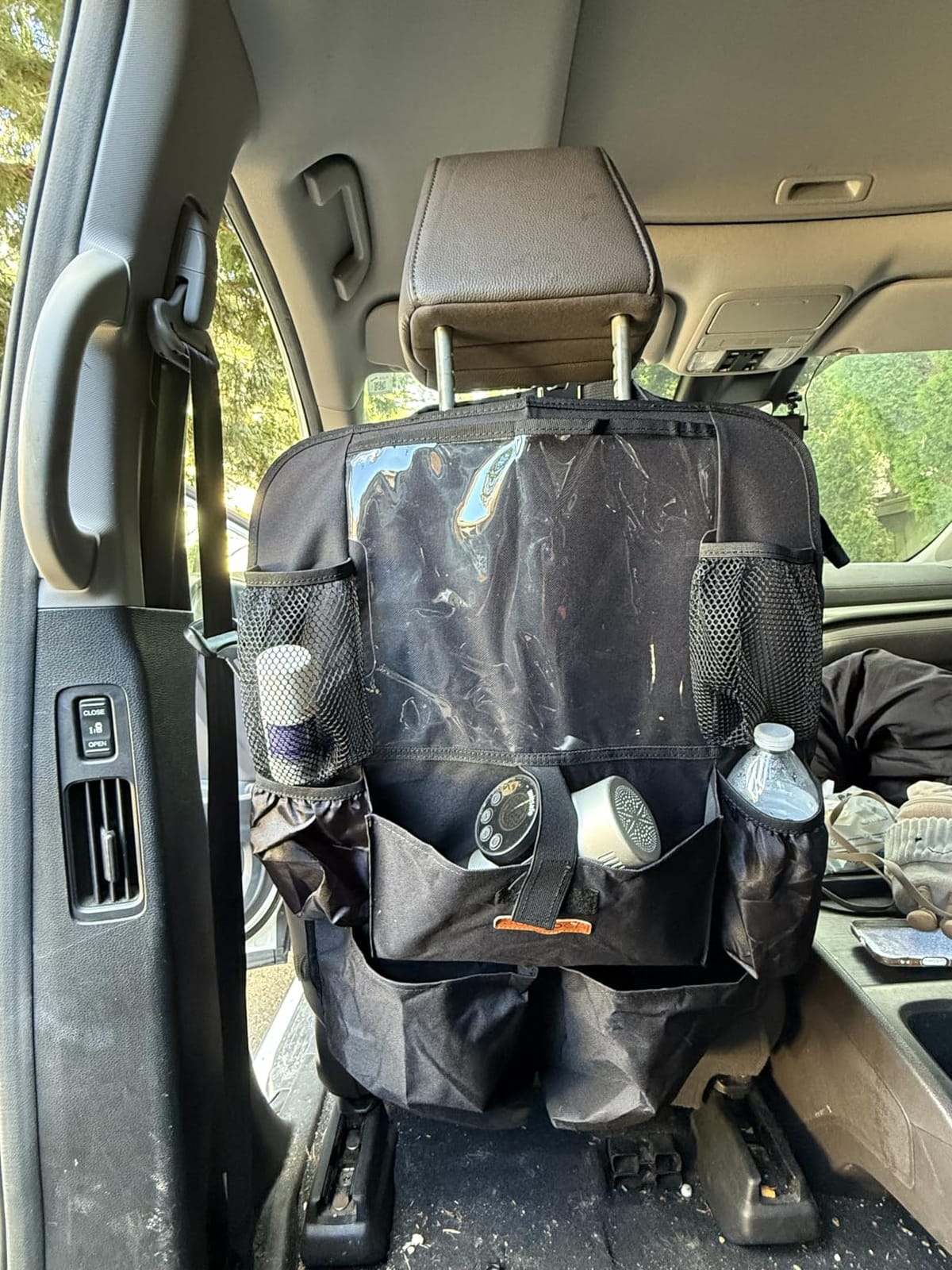 SURDOCA Upgraded Car Organizer with 11-inch Tablet Holder, 8 Pockets, Car Seat Protector for Road Trips - Car Storage and Organizers for Kids customer photo 1