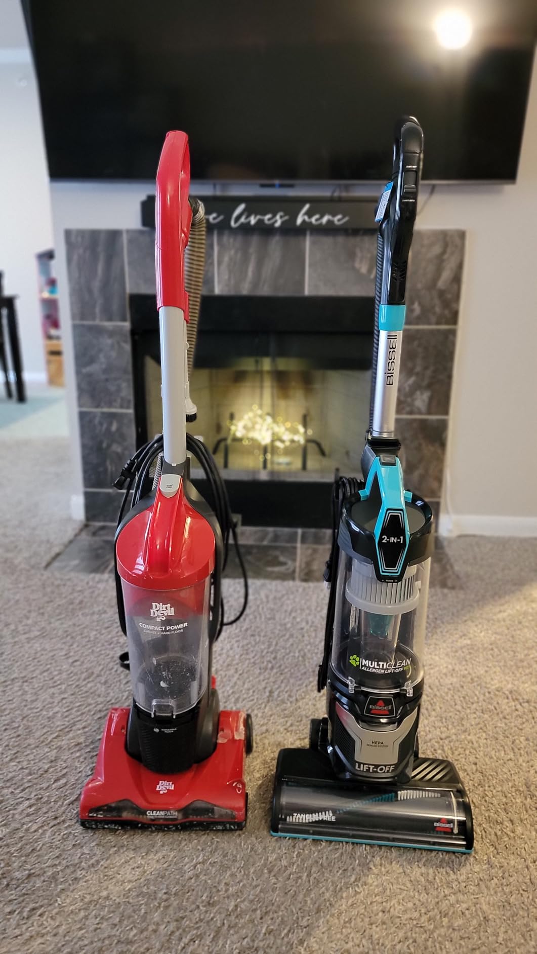 Bissell MultiClean Allergen Lift-Off Pet Vacuum, HEPA, Tangle-Free, 2998 | Detachable canister for stairs & upholstery; HEPA sealed system traps allergens; lift-off design customer photo 2