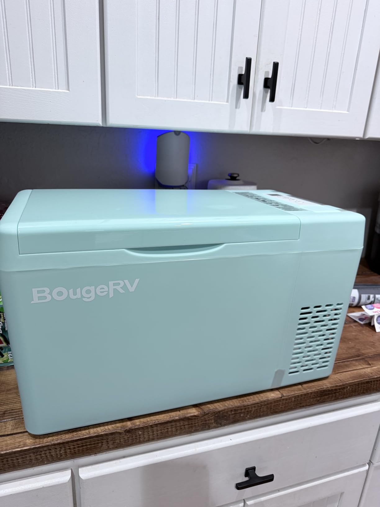 BougeRV 12v refrigerator 23 Quart, -8℉~50℉ Portable Freezer for Car, Grey | No Ice Needed, Use as Fridge or Freezer, Fast 15-Min Cool to 32°F, 12/24V DC, 110V AC, Electric Cooler for Camping, Road Trip customer photo 2