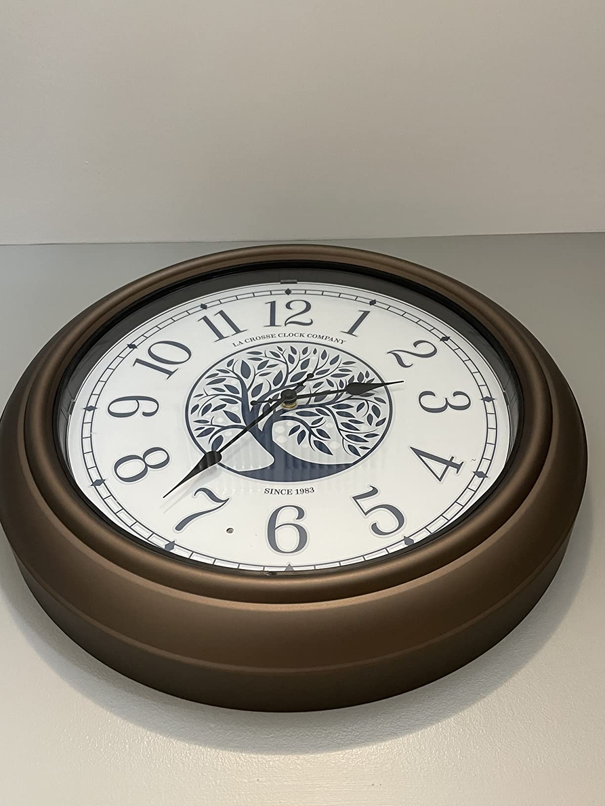 La Crosse Technology Indoor/Outdoor Lighted Dial Analog Quartz Wall Clock, 18