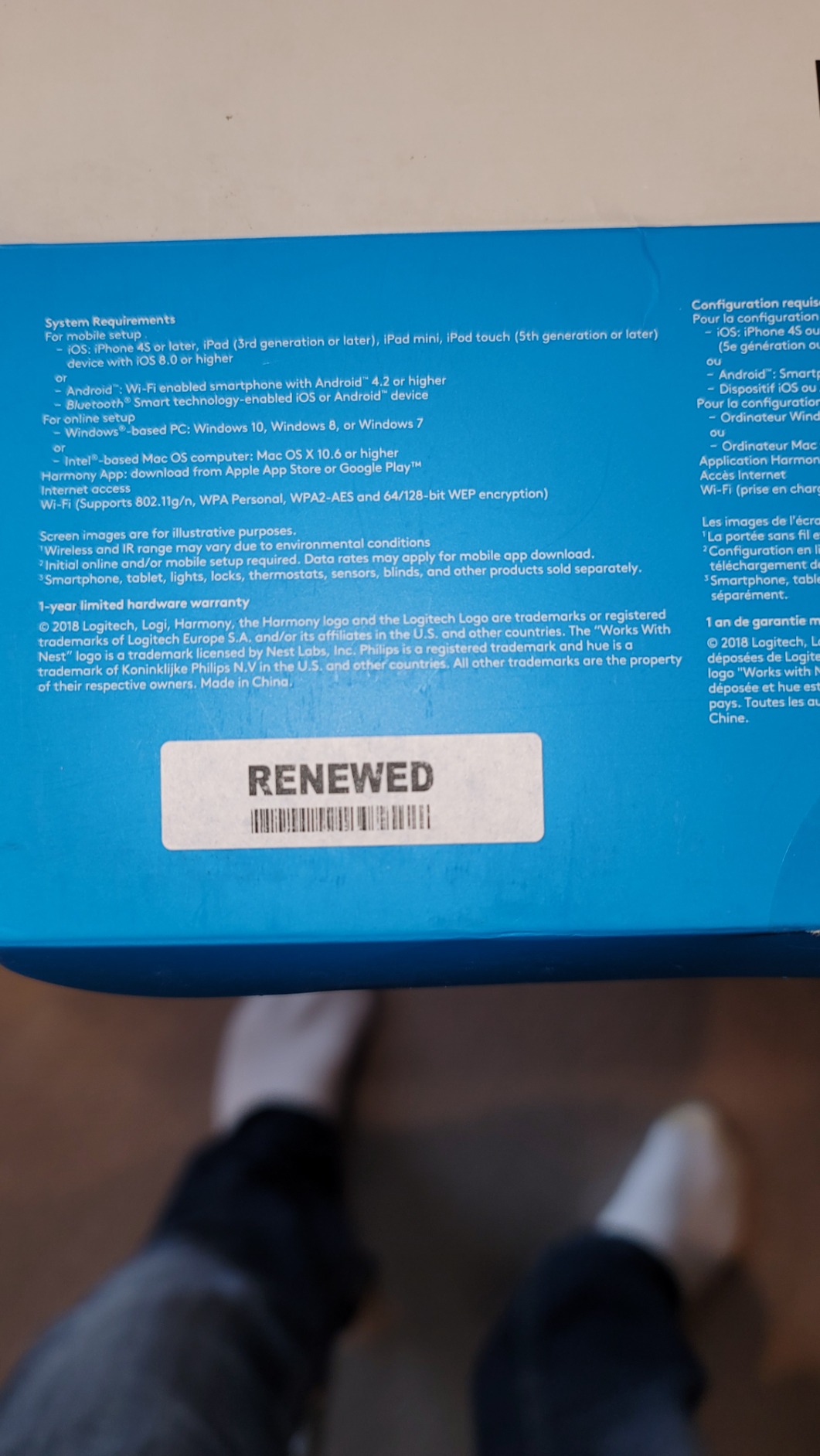 Logitech Harmony Elite Remote Control, Hub and App (Renewed) customer photo 1