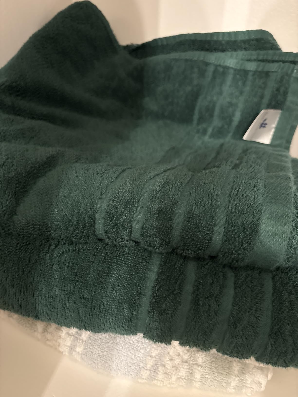 Tens Towels 4 Piece Extra Large Bath Towels 30 x 60 Inches, Dark Grey | 100% Cotton, Larger & Lighter Weight, Quicker to Dry, Super Soft and Absorbent, Perfect for Bathroom customer photo 2