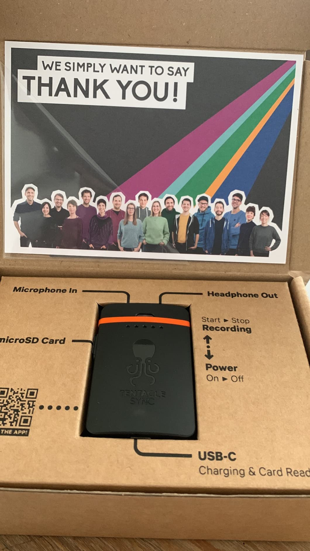 Tentacle Sync Track E Pocket Audio Recorder customer photo 1