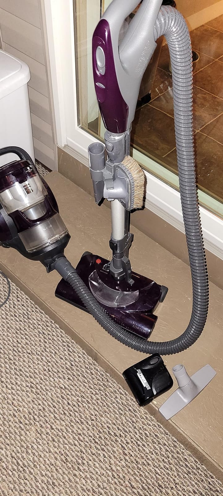 Kenmore Friendly Lightweight Bagless Compact Canister Vacuum, 2-Motor System, Pet PowerMate, HEPA Filter & Telescoping Wand for Home, Carpet, Floors & Pet Hair, Eggplants customer photo 2