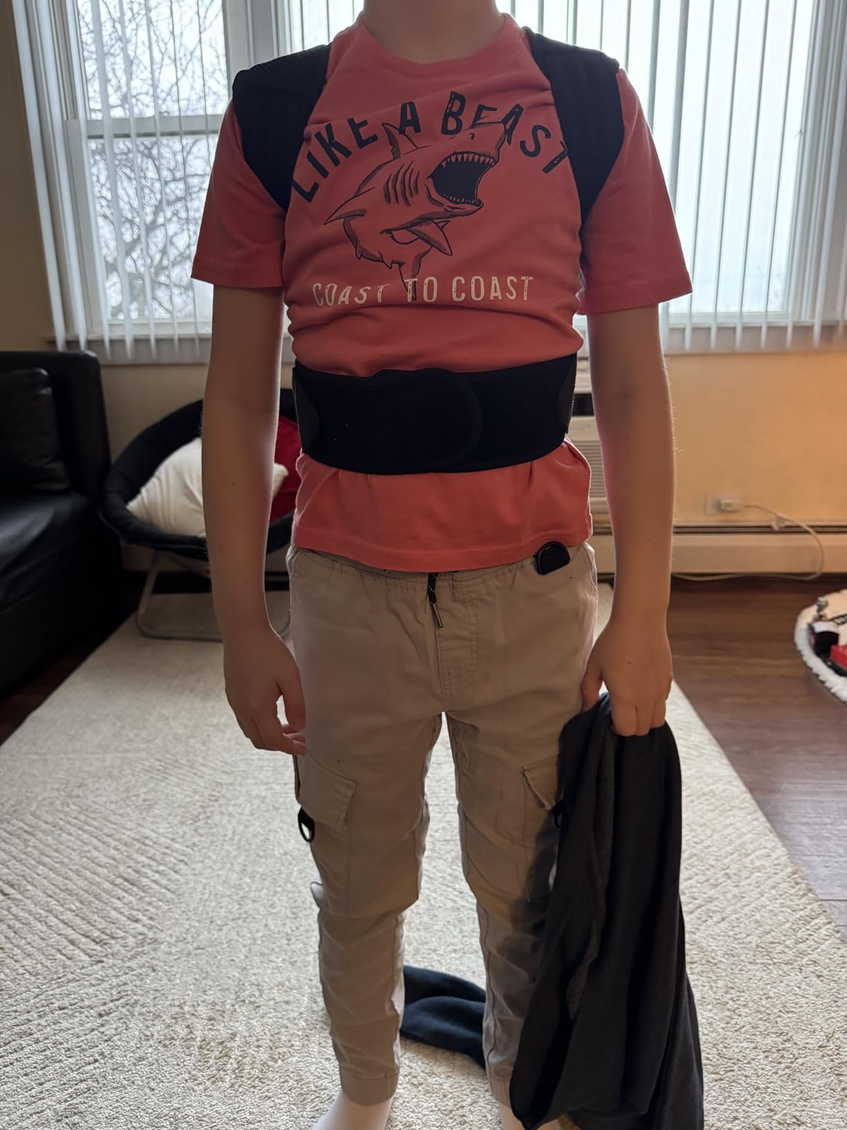 Lexniush Professional Posture Corrector for Kids and Teens, Effective Upper Back Posture Brace for Teenagers Boys Girls Spinal Support to Improves Slouch, Prevent Humpback, Relieve Back Pain customer photo 1