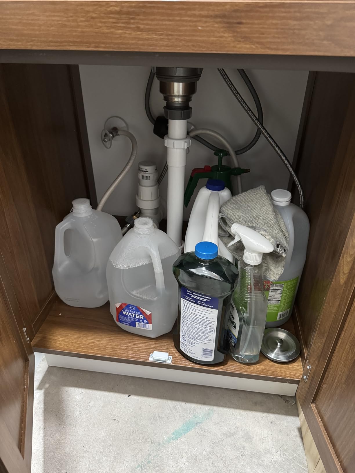 VINGLI 24-Inch Laundry Sink with Cabinet and Pull-Out Sprayer Faucet, Stainless Steel Utility Sink with Cabinet, White Cabinet with Sink for Laundry & Utility Room, Kitchen, Bathroom, Basement customer photo 1