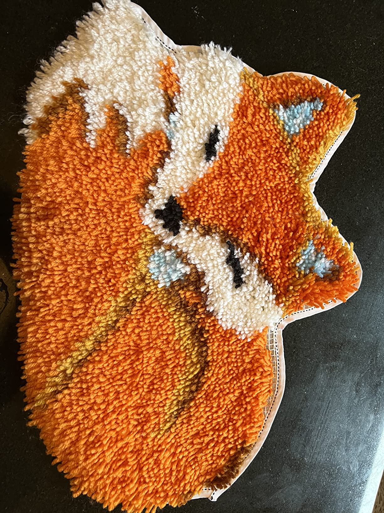 Latch Hook Kits for Adults, DIY Rug Kits Special-Shaped Animal Fox customer photo 2