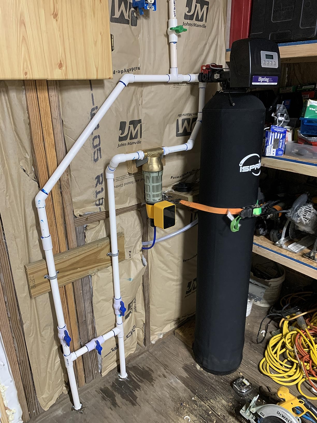 iSpring WCFM500K Whole House Water Filtration System for Iron, Manganese & Hydrogen Sulfide Removal, Well Water Compatible, Set & Forget, Lasts up to 10 Years customer photo 1