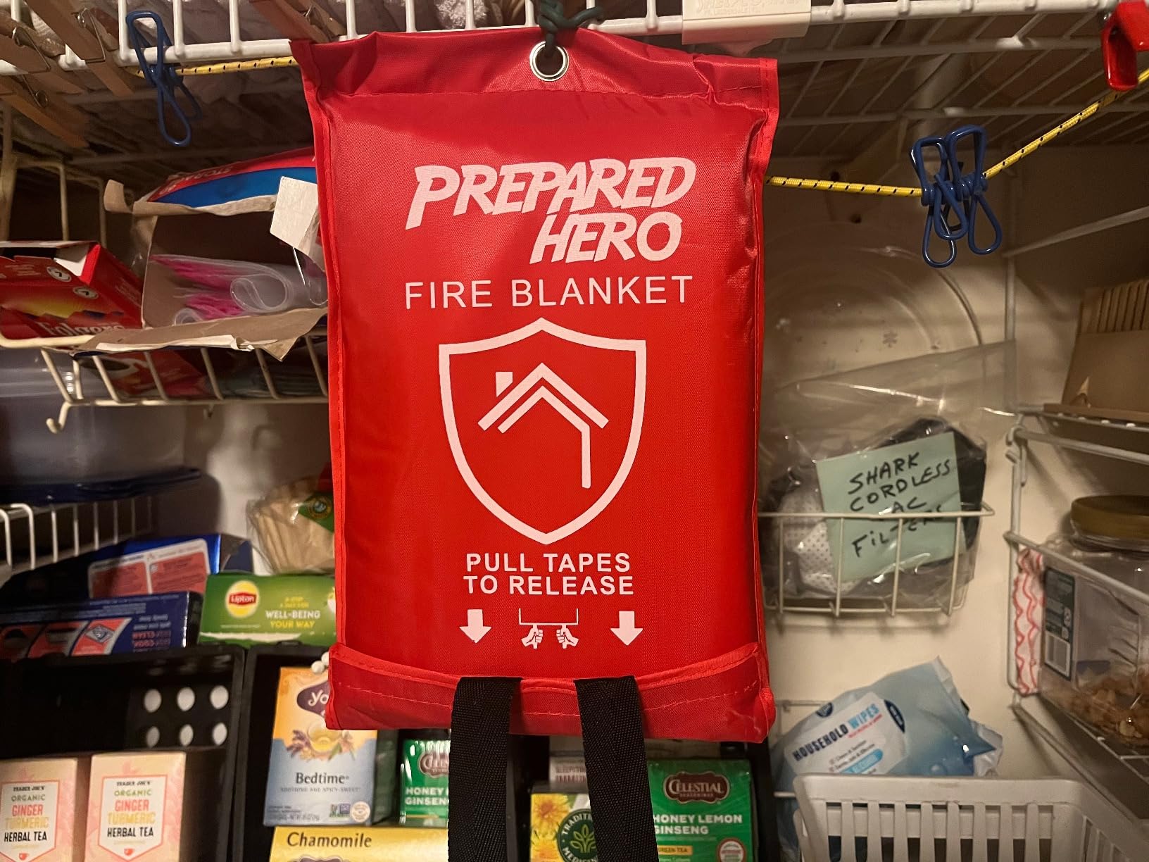 Prepared Hero Emergency Fire Blanket, Kitchen & Home, 39 x 39 in, 2 Pack | Smothers Grease, Gas And Electric Flame Emergencies With No Sprays, Cleanup Or Residue; Kitchen, Home And Camping Ready customer photo 2