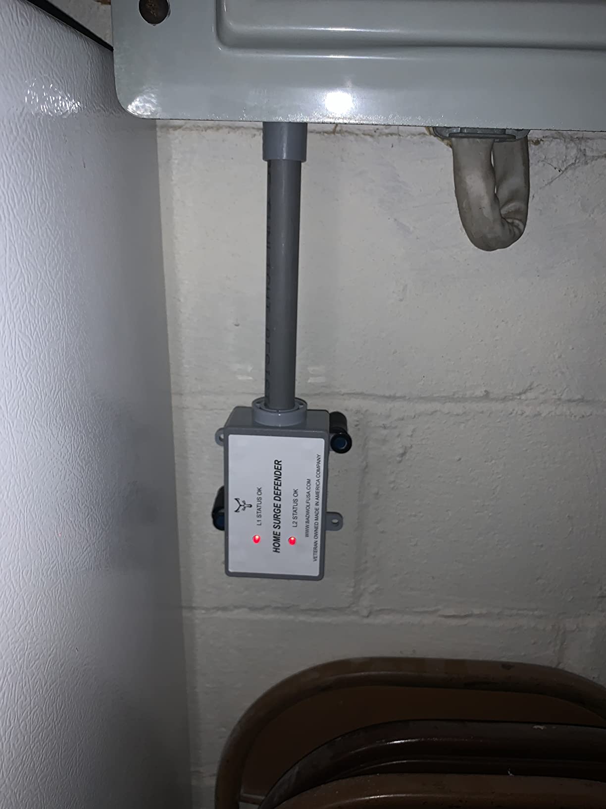 Bad Wolf HSD240V Whole House Lightning & EMP Surge Protector 260kA, ETL Listed and FCC Certified Type 1 SPD, 120/240V Split Phase customer photo 2