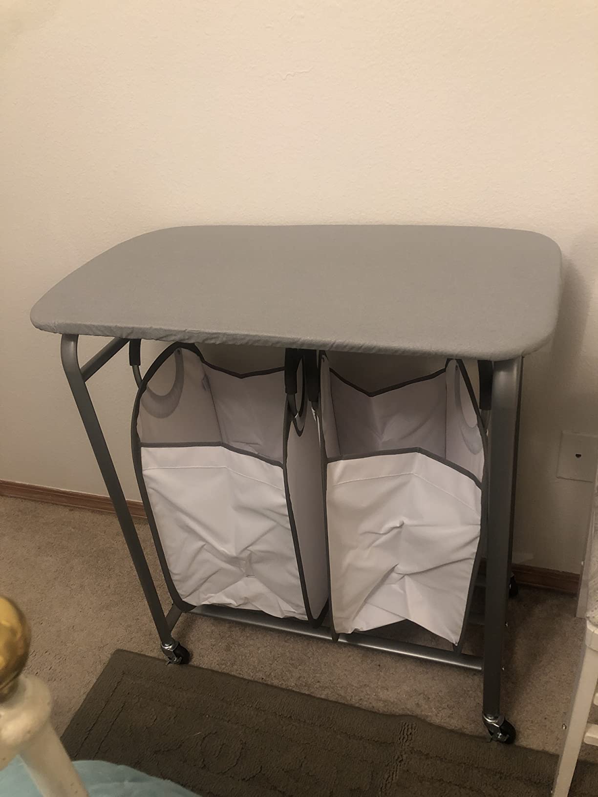 Neatfreak - Laundry Sorter with Ironing Board - 3-in-1 Laundry Basket, Ironing Station & Laundry Folding Table - 2 x Tote Hampers for Laundry, Towels & Bathroom Storage customer photo 1