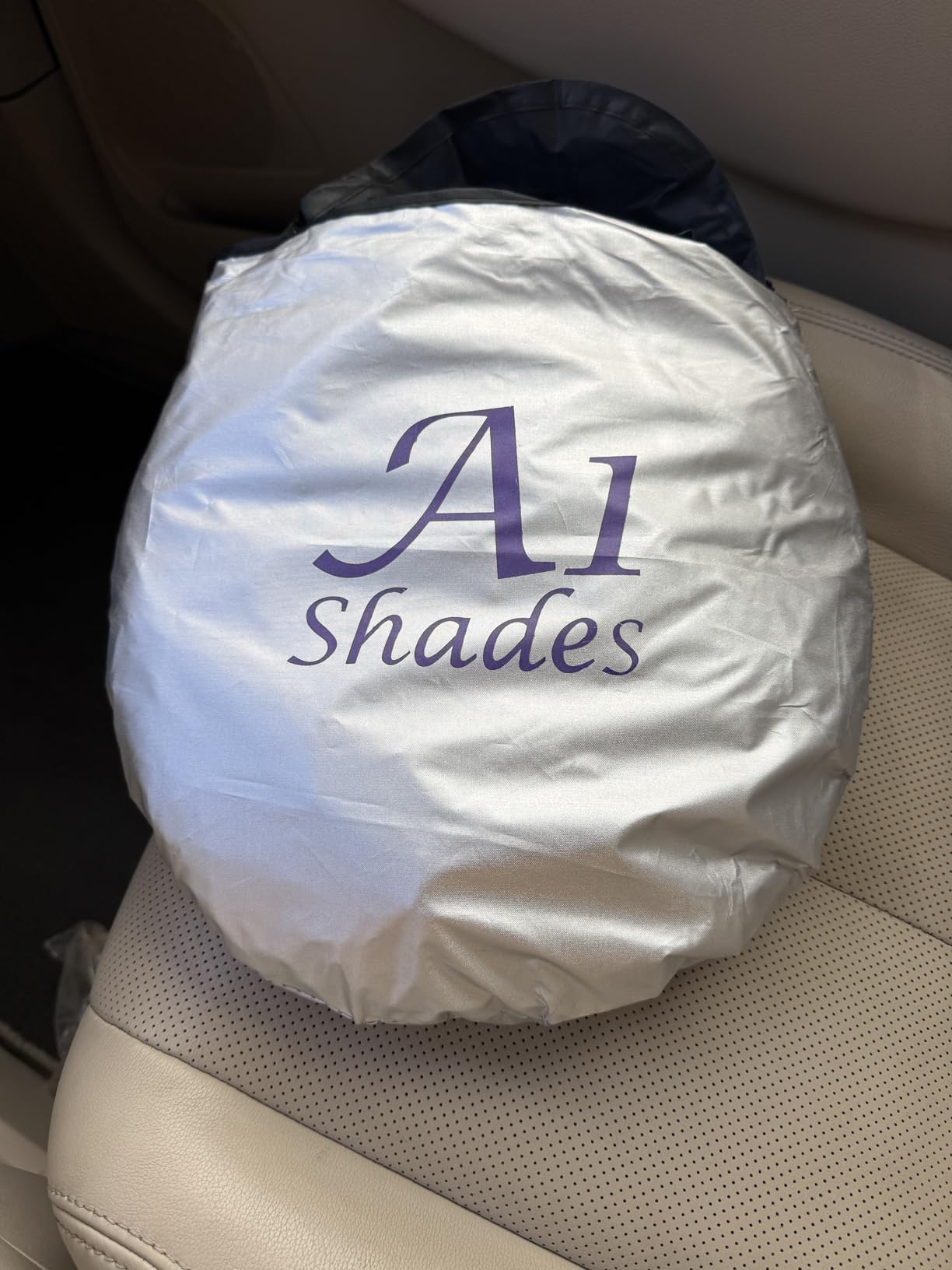 Patented Car Windshield Sun Shade with Storage Pouch by A1 Sunshade Retractable Automotive Truck SUV Front Window Shield Blocker Screen Visor Protector Cover for Auto Interior Accessories for Heat D2 customer photo 2