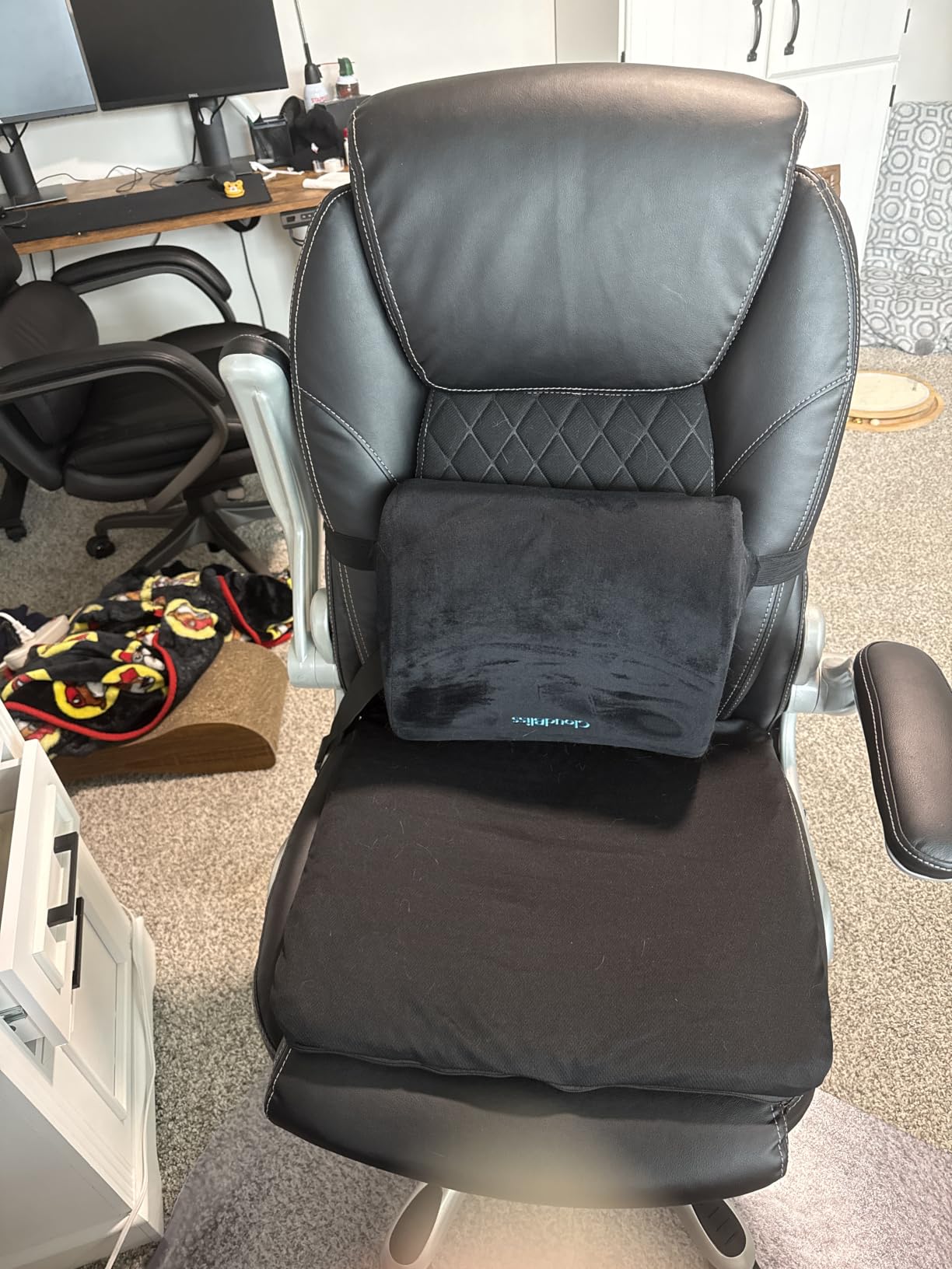 OMCOZY Gel Seat Cushion, Cooling Cushion (Super Large & Thick), Breathable Honeycomb Design Absorbs Pressure Points Seat Cushion, Gel Cushion for Office Chair, Home Car seat Cushion for Wheelchair customer photo 1