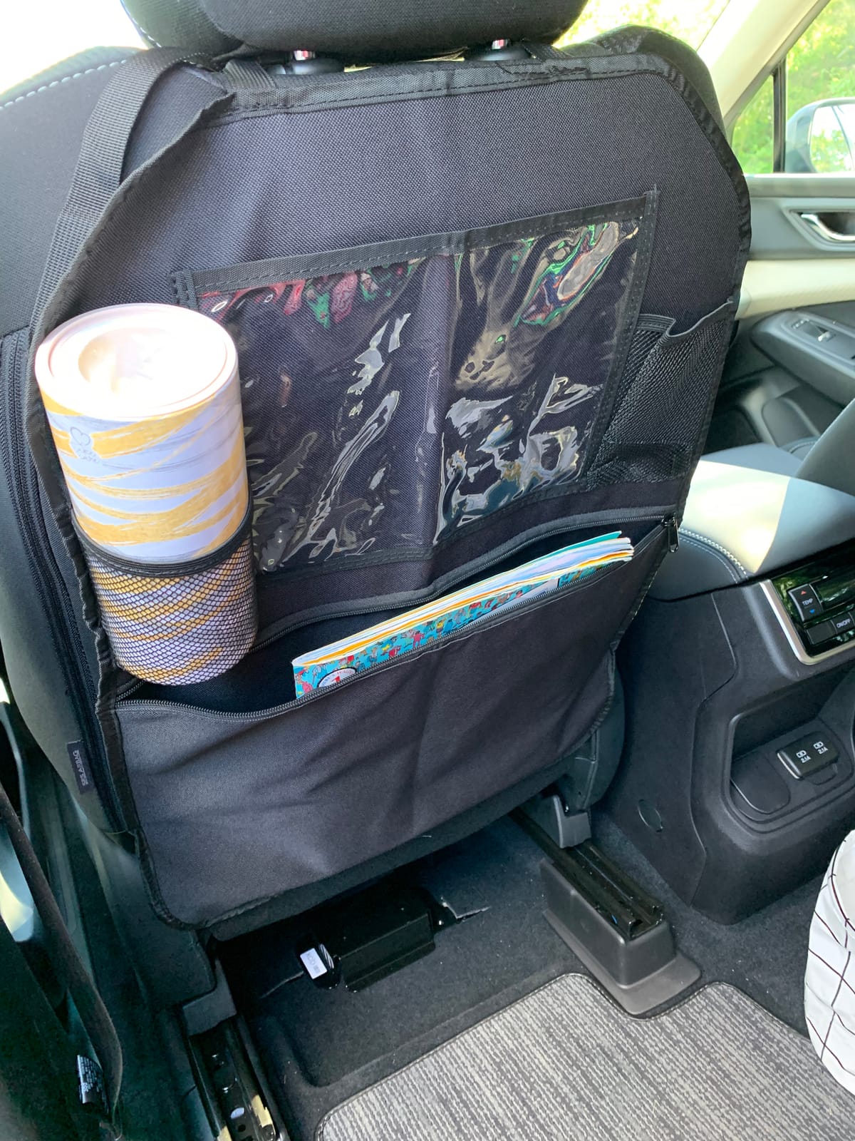 Premium Backseat Organizer for Kids 2 Pack, Heavy Duty Waterproof Kick Mats with Tablet Holder customer photo 1