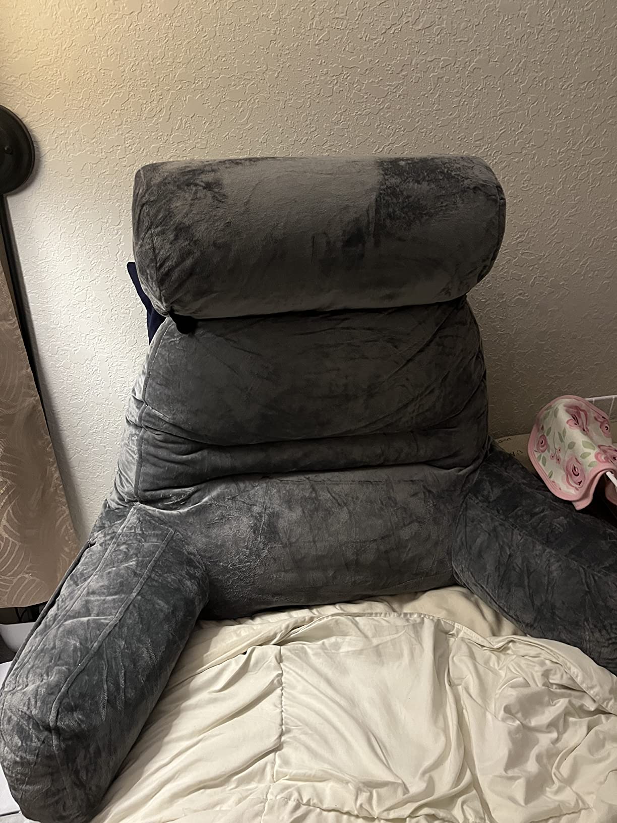 malu Floor Chair Padded w/Back Support - Japanese Chair Meditation Cushion | Comfortable Folding Backrest, Removable Easy Wash Cover (Chair, Extra Large, Forest Green) customer photo 2