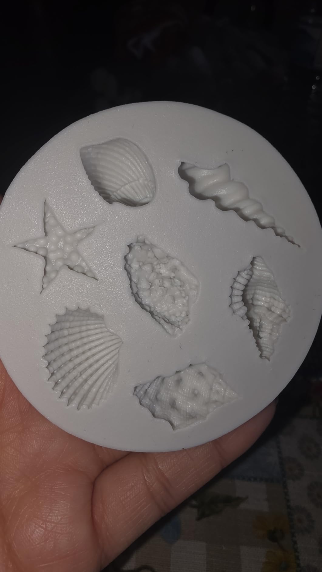 3 PCS Marine Theme Cake Fondant Silicone Mold Seashell Conch Starfish Coral Baking Molds for DIY Cake Decoration Chocolate Candy Polymer Clay Crafting Projects customer photo 2
