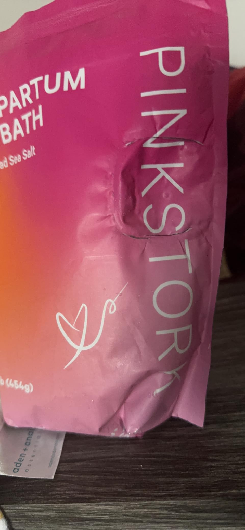 Pink Stork Postpartum Sitz Bath Soak, Unscented, 16 oz | 100% Dead Sea Salt, Perineal Care & Comfort, Postpartum Recovery, Labor and Delivery Essentials customer photo 1