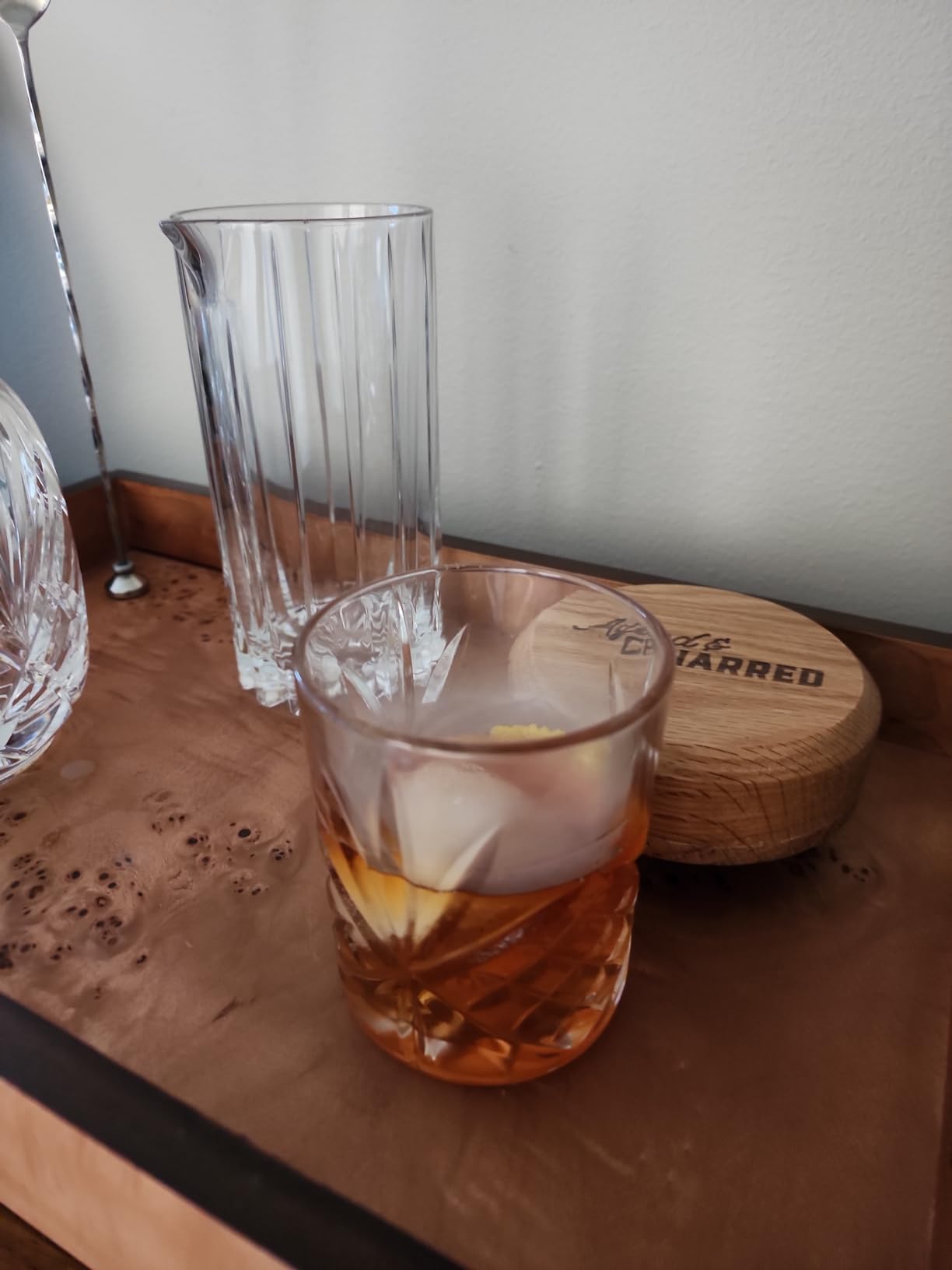 Whiskey Smoker Kit with Torch and Old Fashioned Syrup (No Butane) | 8 Flavors Wood Chips - Bourbon Gifts for Men, Cocktail Smoker kit - USA Oak Smoke Lid customer photo 2