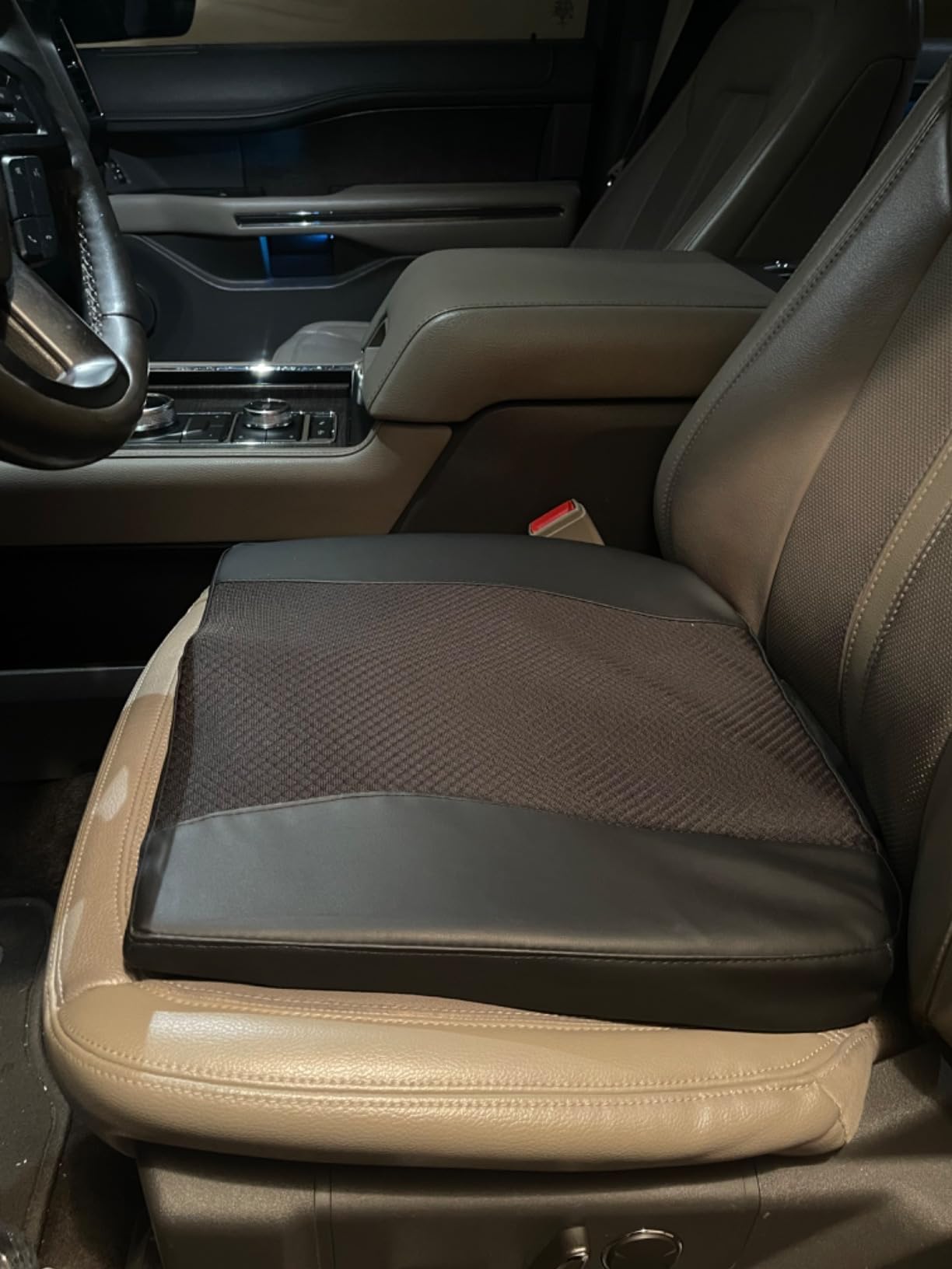 Lofty Aim Car Seat Cushion, Memory Foam Car Seat Cushions for Long Driving | Driver Seat Cushion Adds Height for Car, Truck, Office Chair, Black customer photo 2