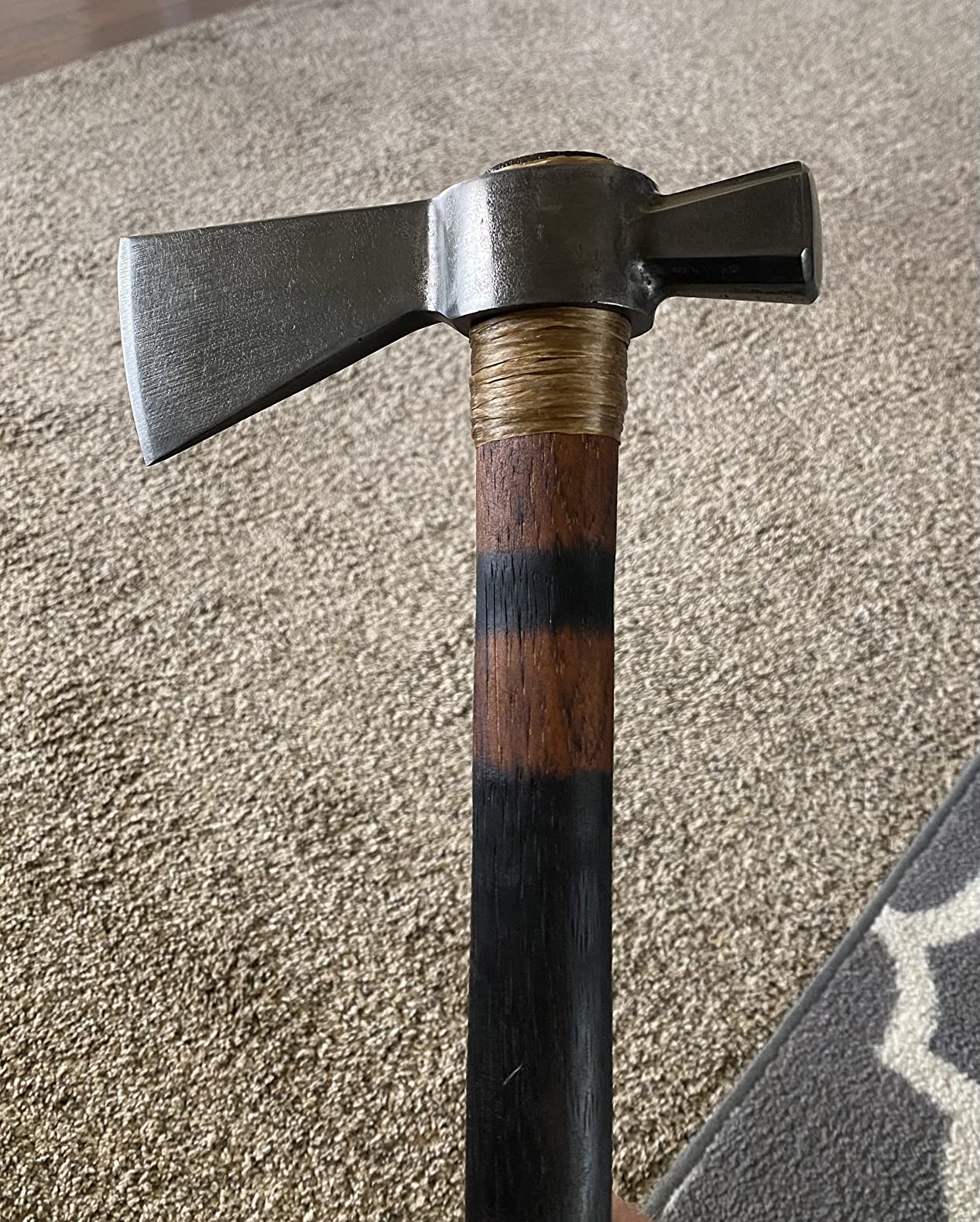 CRKT Chogan Hammer T-Hawk: Outdoor Camping Axe with Hammer Poll, Forged Carbon Steel Head, Tennessee Hickory Wooden Handle 2724 customer photo 1