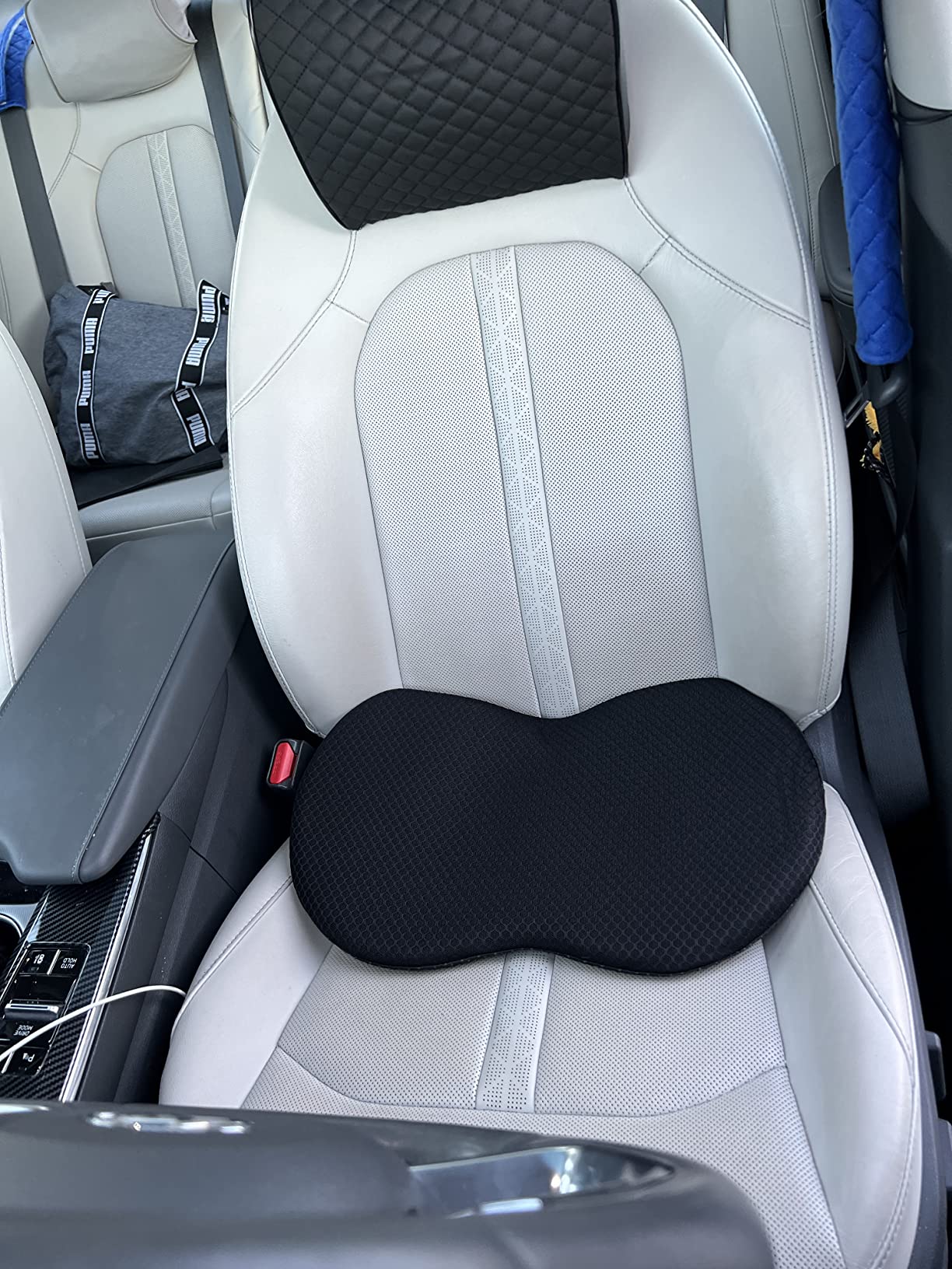 Livtribe Car Seat Cushion, Comfortable Wedge Seat Cushions for Long Driving | Memory Foam Seat Pad for Sciatica & Back Pain Relief customer photo 2