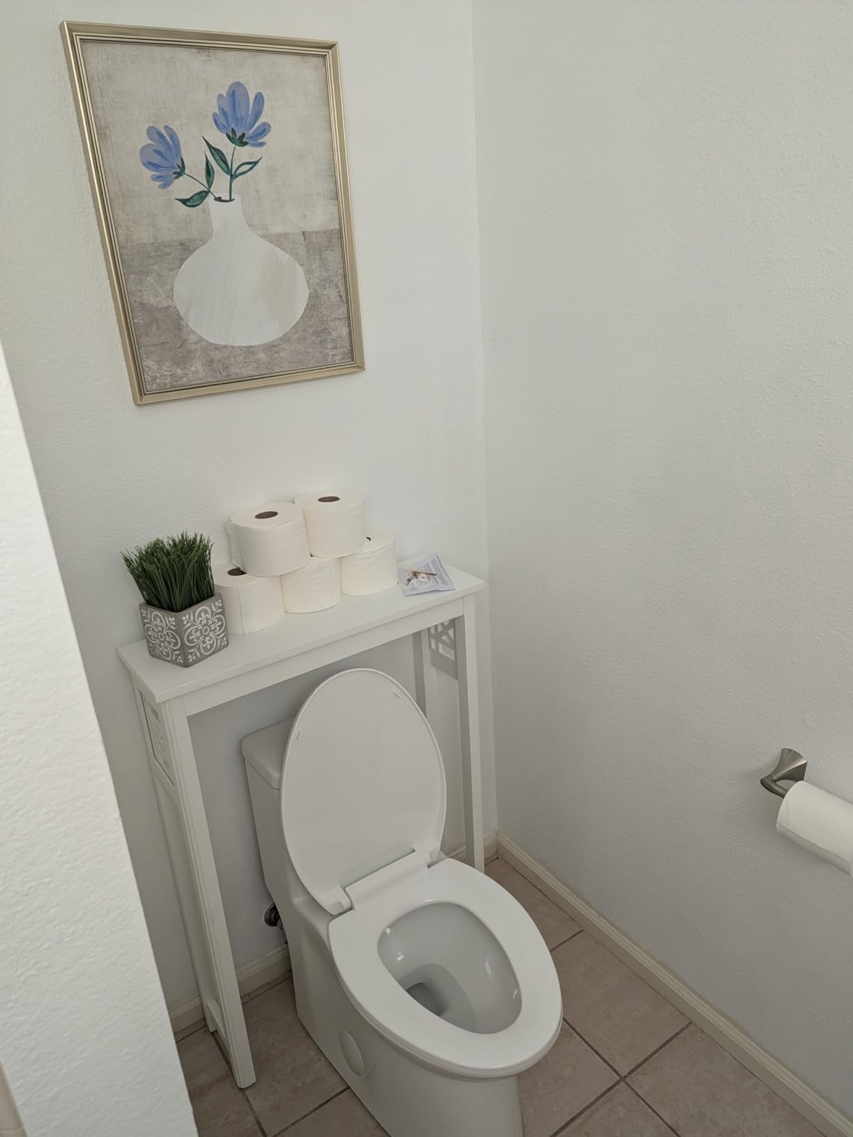 DeerValley Symmetry One Piece Toilet, Dual Flush 1.1/1.6 GPF Elongated Standard Toilet for Bathroom, Toilets with Comfortable Seat Height (Seat Included) (White) customer photo 1