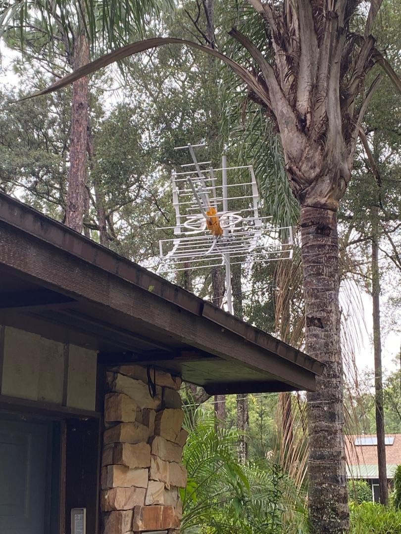 Televes Ellipse Mix 148883 HDTV Antenna - Amplified High VHF/UHF OTA TV Antenna with Built-in TForce Preamp, Automatic Gain Control, FM/LTE/4G/5G Filtering, 75 mi Range - Made in Spain customer photo 2