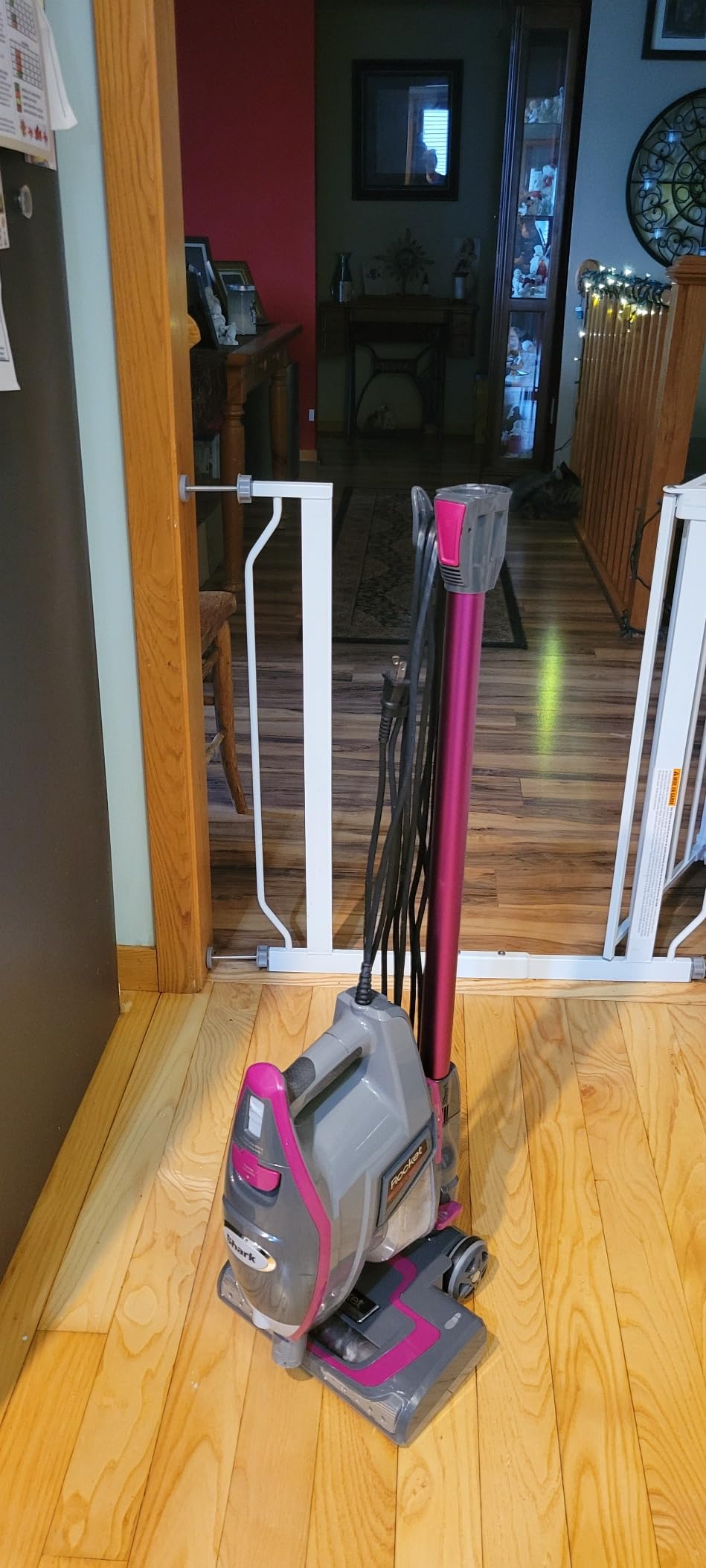Shark Rocket Pro DLX Corded Stick Vacuum, XL Cup, Handheld, Fuchsia, HV371 | Deep Carpet Cleaning, Pet Hair Pickup, LED Headlights, Swivel Steering, Low-Profile Reach, Crevice and Upholstery Tools customer photo 1