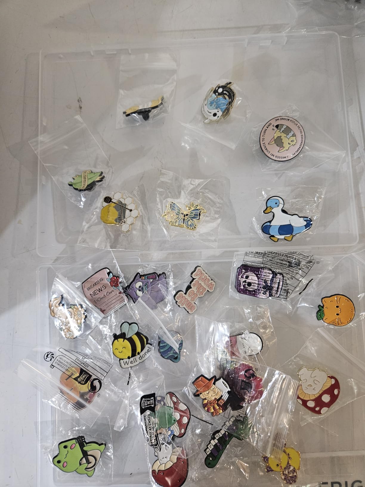 20/30/50/80 Mixed Enamel Brooch Bulk Set, Lapel Badges, Cartoon Plant Enamel Pin Sets, Funny Button Pins Jewelry for Backpack Cloths Hats Jacket Decoration customer photo 2