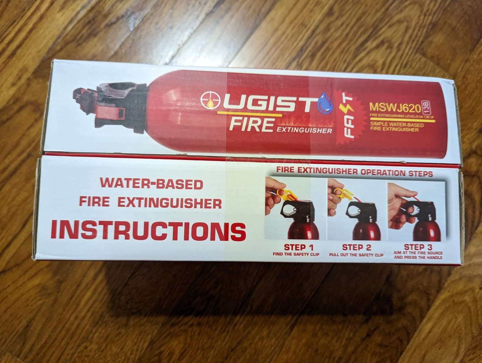 Multipurpose Fire Extinguisher (4 Pack, 21oz Each) with Wall Mount Bracket, Water-Based Foam No Residue, for Kitchen Grease & Electrical Fires, Portable Small Extinguisher for Home, Vehicle & Office customer photo 1