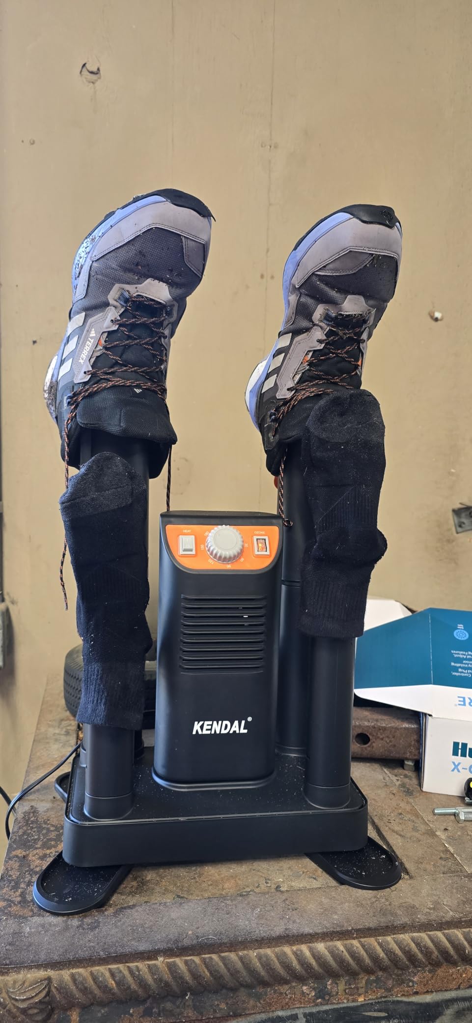Boot Dryer for Work Boots, Shoe Dryer and Odor Eliminator, Portable Ski Boot Dryer with Adjustable Tubes & Timer, Ultra Silent, Quick Drying for Ski Boots, Sneakers, Gloves, Hats, Helmets customer photo 1