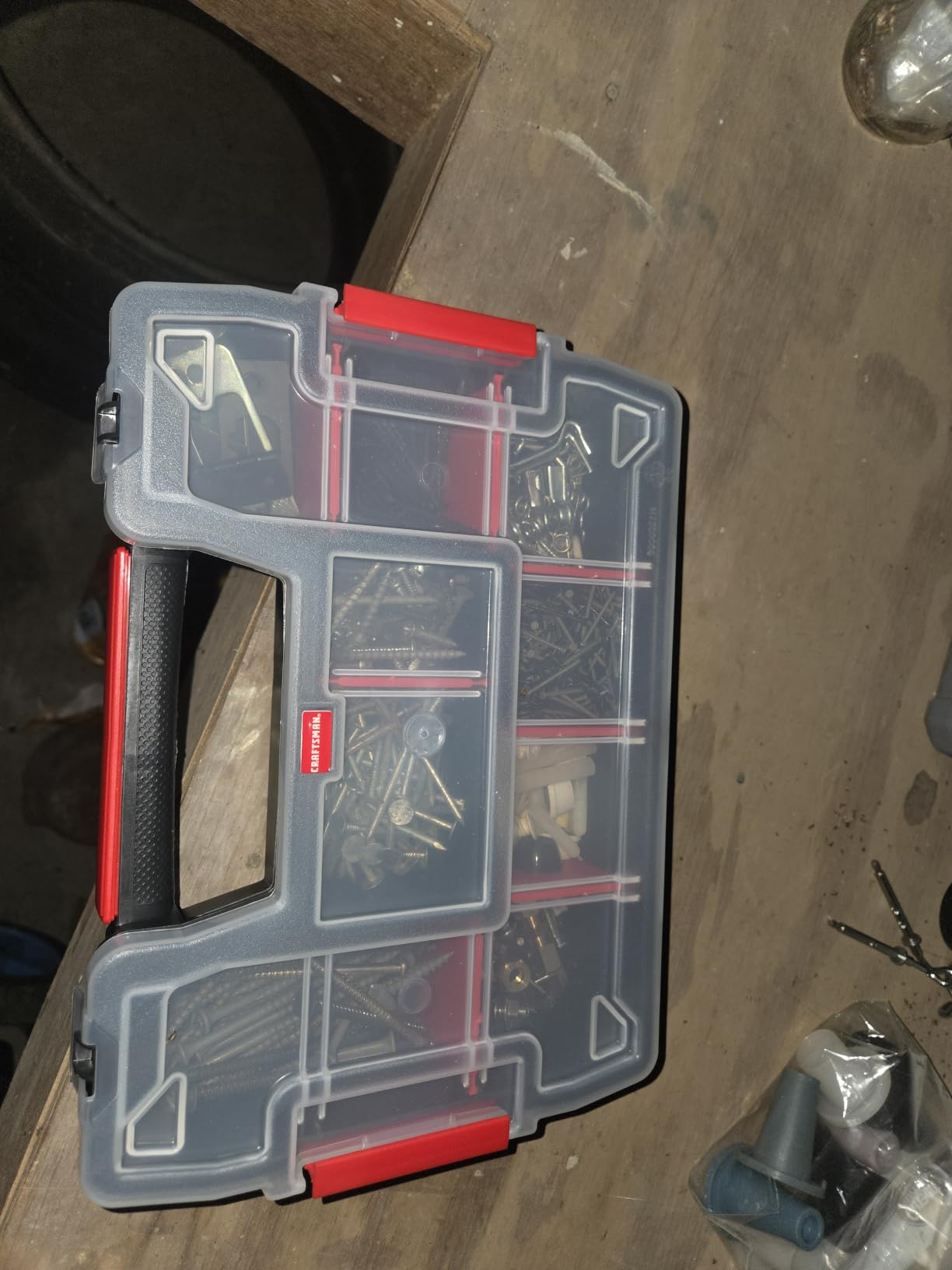 CRAFTSMAN Storage Organizer, Small Parts Organizer, 3-Packs with 10-Compartments, Lid Includes Secure Latch (CMST60964M) customer photo 1