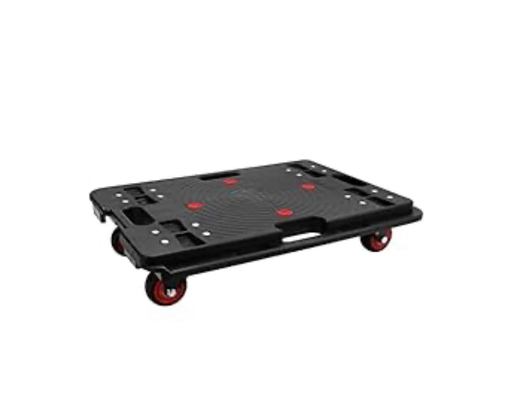 Nellyke Furniture Dolly, Large Moving Dolly, 24in-16in Furniture Movers with Wheels of 800Lbs Capacity, Flat Connectable and Portable Dollies for Heavy Appliance, Black customer photo 2