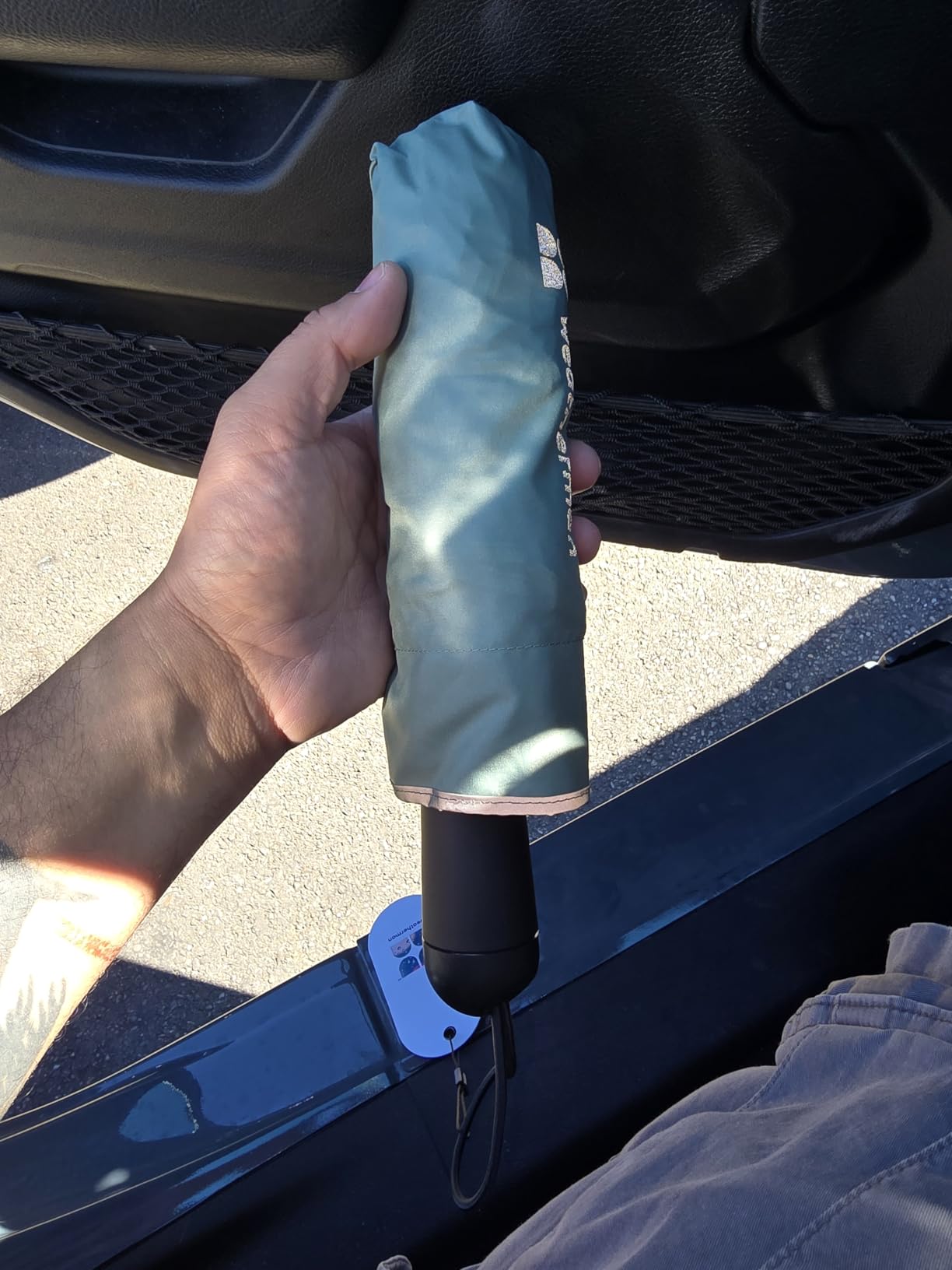 Weatherman Umbrella - Premium Small Compact Mini Umbrellas for Traveling - Windproof Umbrellaas Resists Up to 45 MPH Winds - Traveling Umbrellasa for Rain, Wind, Purse, Pocket, Backpack, Car - Portable Travel Umbrellas Easy Auto Open Close w/ Strong Fiberglass Frame customer photo 1