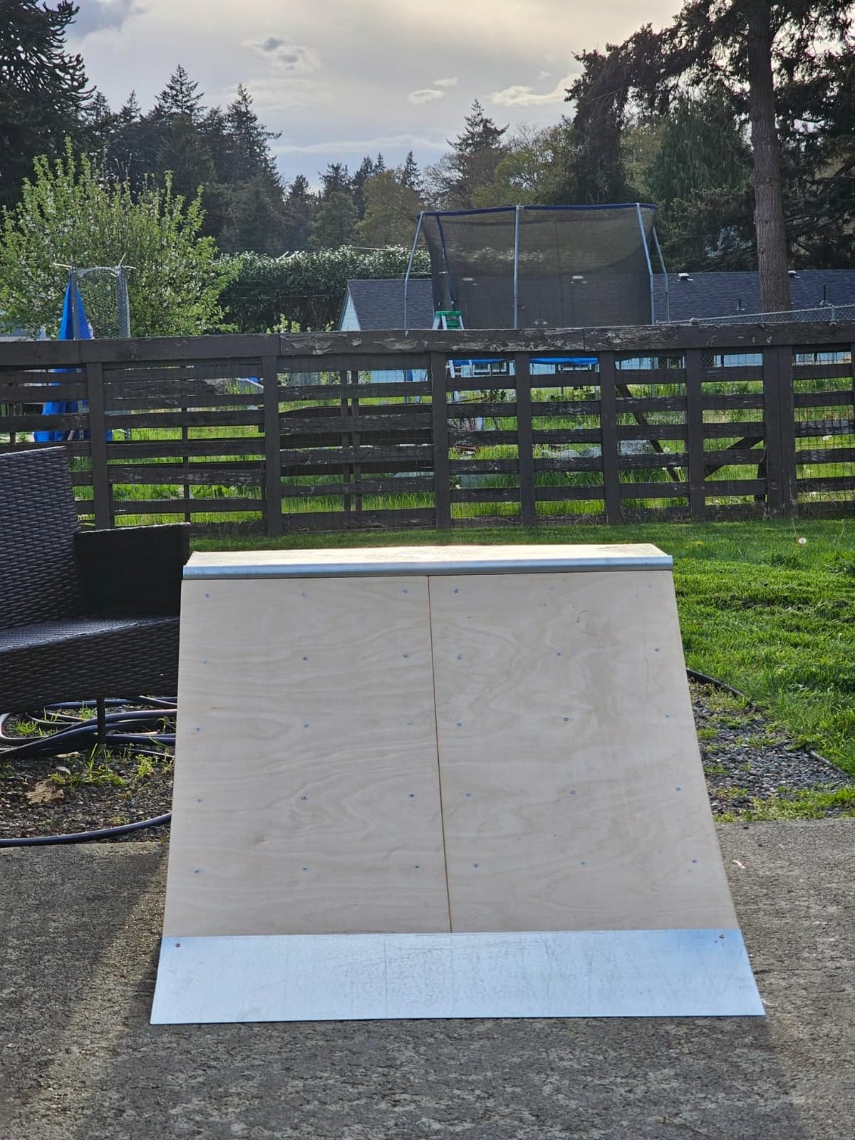 OC Ramps Quarter Pipe (2' Tall x 3' Wide) - Durable Wood Skateboard Ramp Kit - Store Easily in the Garage - Great for Home or Professional Use and also Works for BMX Bikes, Scooters, and Inline Skates customer photo 1