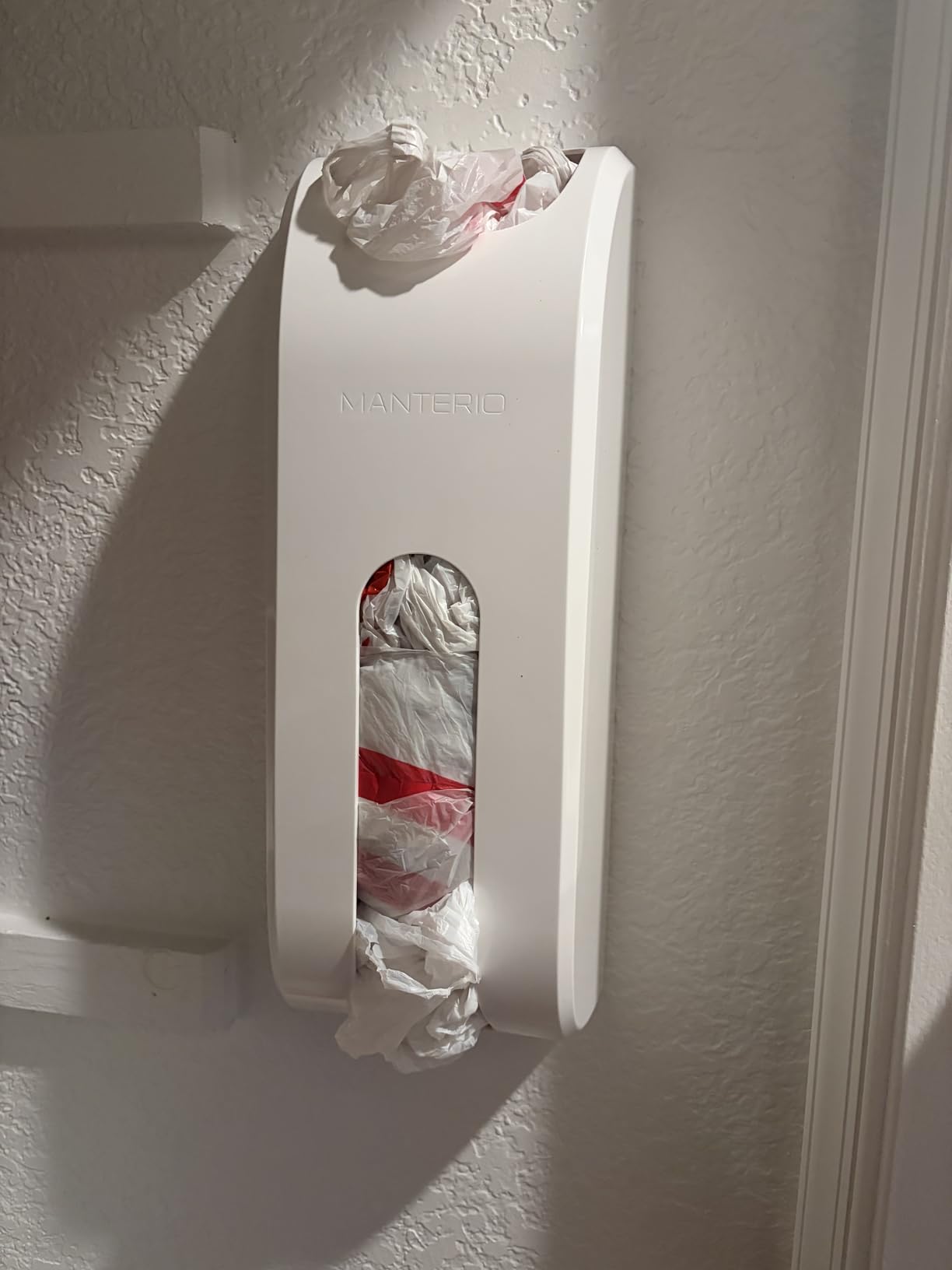 Wall-Mounted Plastic Bag Holder & Grocery Bag Organizer / Dispenser | Space-Saving Grocery Bag Holder for Plastic Bags, Large-Capacity Plastic Bag Organizer for Kitchen, Pantry, Cabinet or Wall customer photo 2
