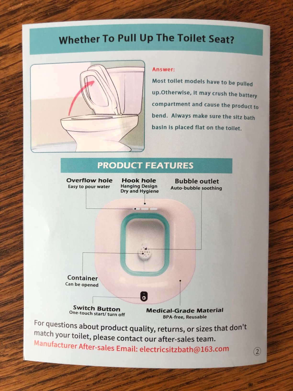Electric Sitz Bath, Sitz Bath for Hemorrhoids, Sitz Bath for Postpartum Care, Toilet Seat Tub for Women Men, Sitz Baths Salts Bowl, Sits Bath Soak Pan, Hip Bath Basin, Collapsible, Blue customer photo 2