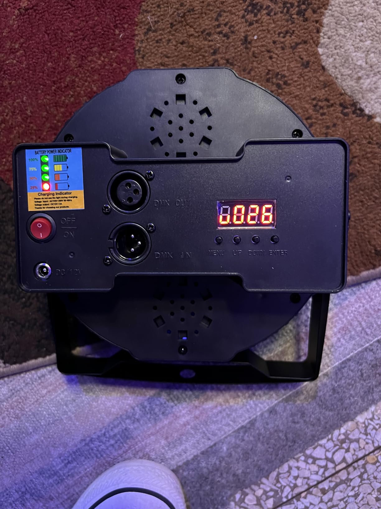 Rechargeable Par Lights, RGBW LED Uplights Battery Powered Stage Light, HOLDLAMP Par Can DJ Lights Sound Activated with Remote & DMX Control for Festival Party Event Wedding Bar. customer photo 1