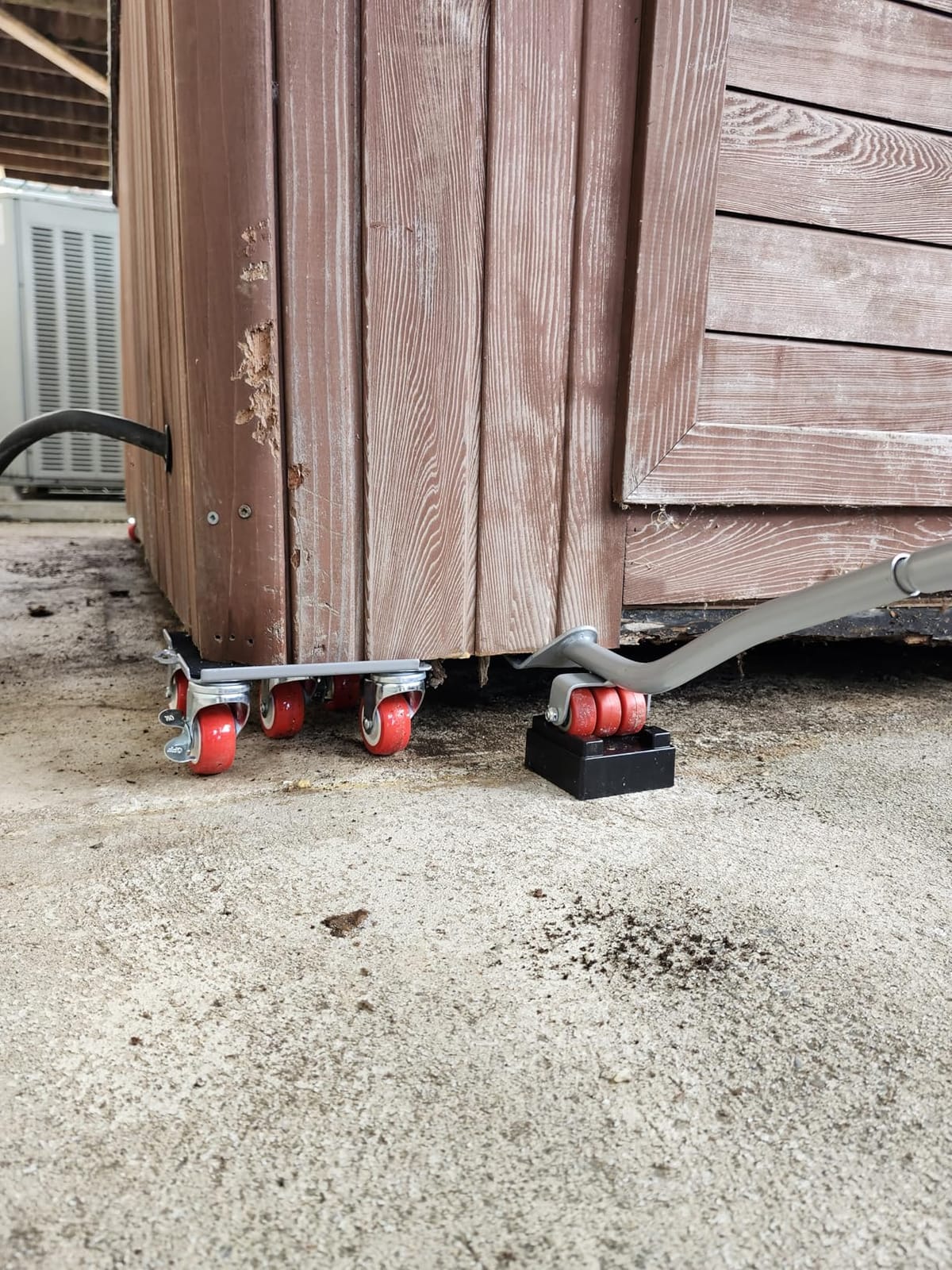 MYUEA Furniture Dolly, Furniture Movers with 5 Wheels, Carbon Steel Panel Heavy Duty Dolly, Maximum Load 3474LBS, Furniture Lifter with 5 360° Rotatable Rubber Universal Wheels (Black, 6.89x6.9 in) customer photo 1