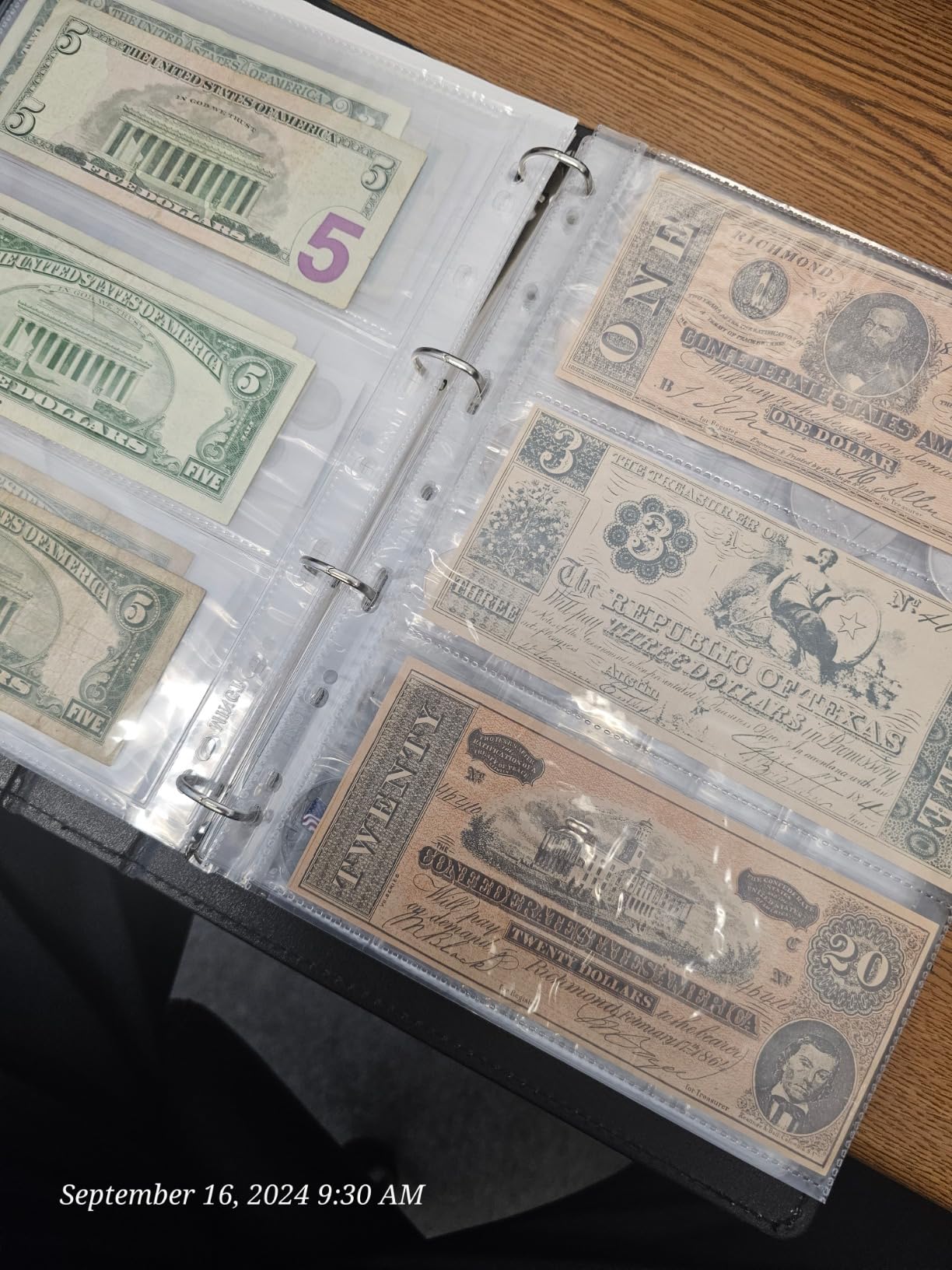 310 Pockets Coin Currency Collection Book Holder for Collectors, 250 Pockets Coin Collection Album and 60 Sleeves Paper Money Banknote Binder, Coin Currency Collection Supplies, Black customer photo 2